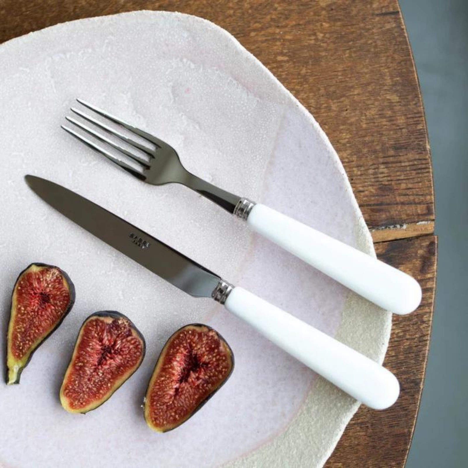 Pop unis, White - 4 pieces cutlery set