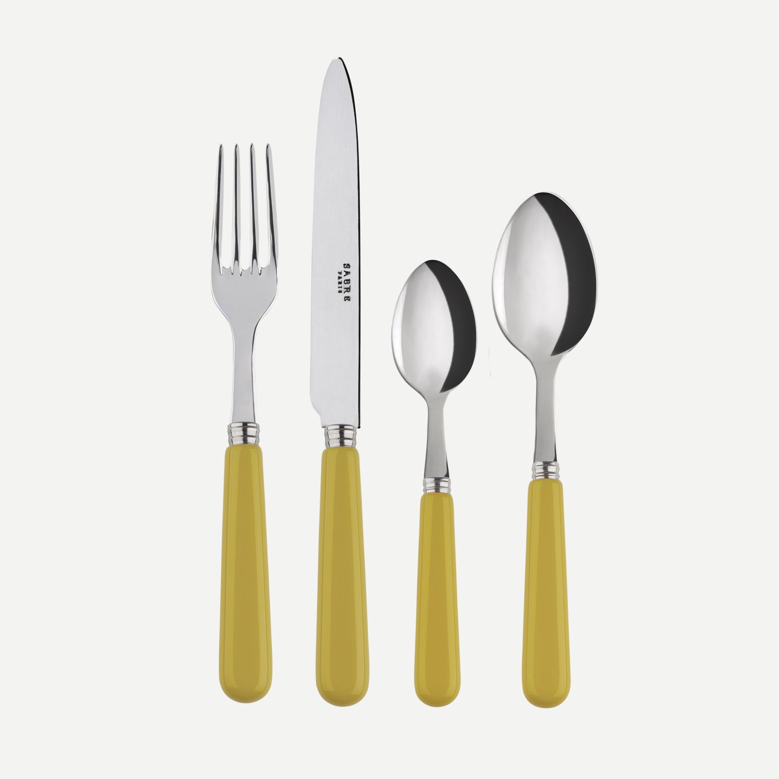 Pop unis, Yellow corn - 4 pieces cutlery set