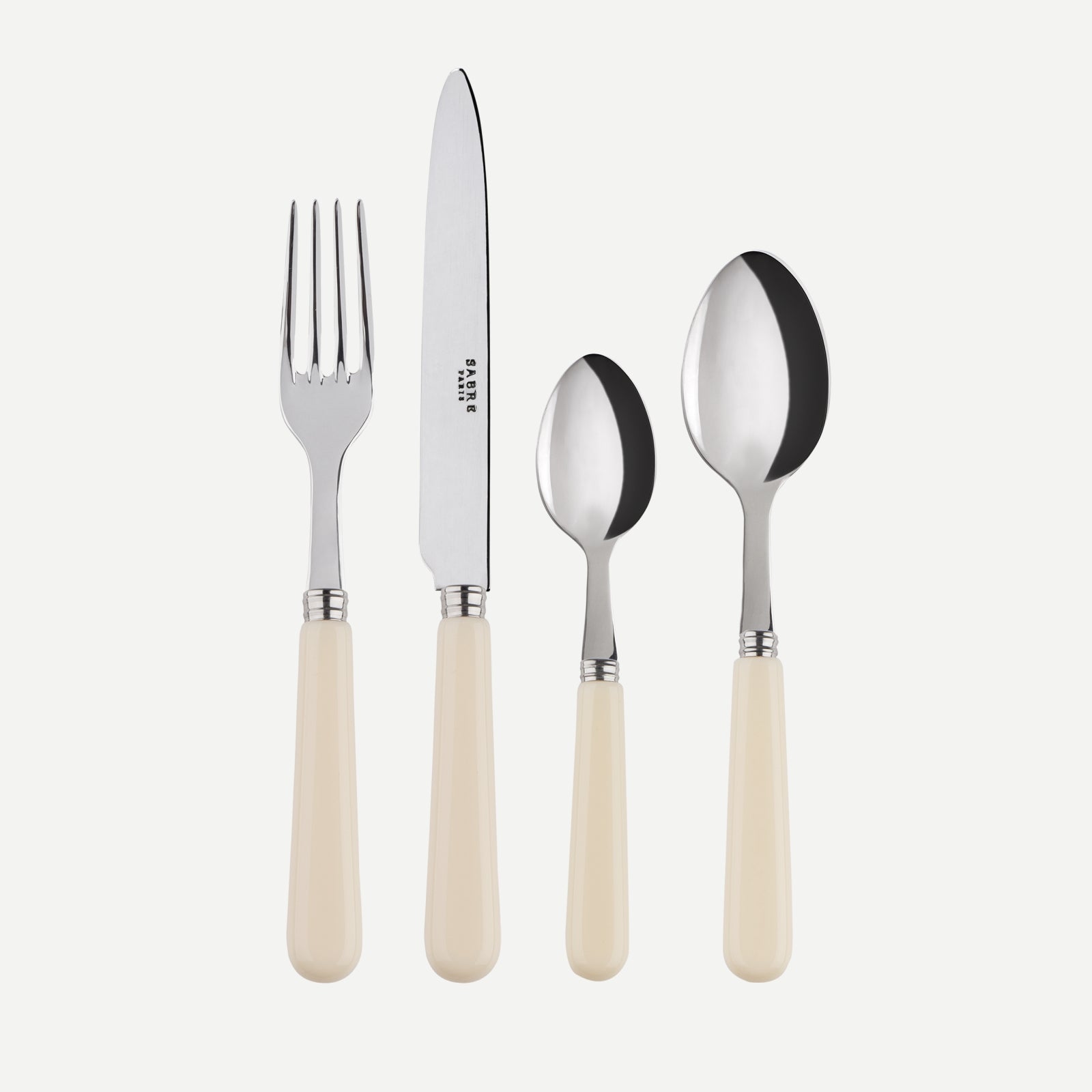 Pop unis, Ivory - 24 pieces cutlery set