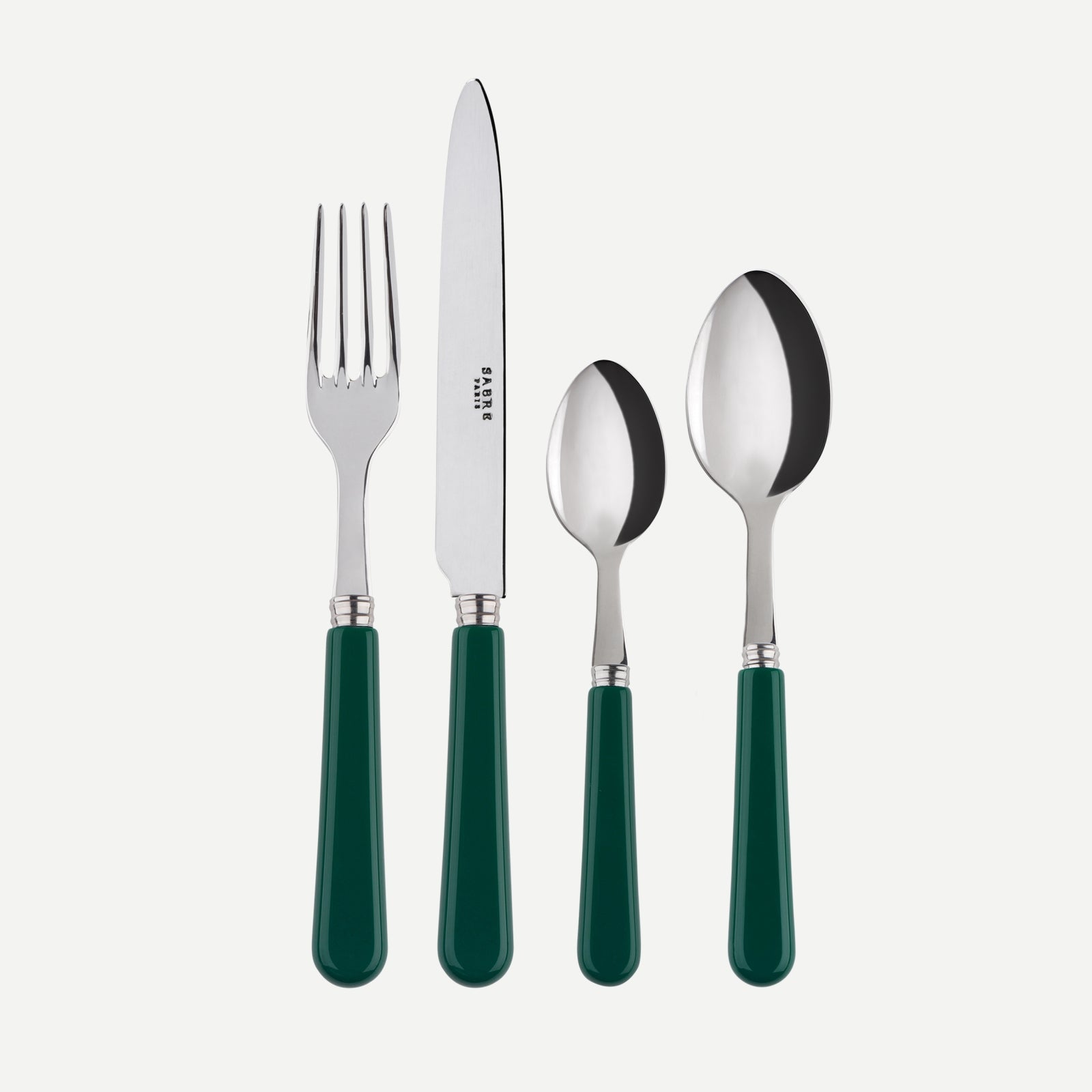 Pop unis, Green - 24 pieces cutlery set