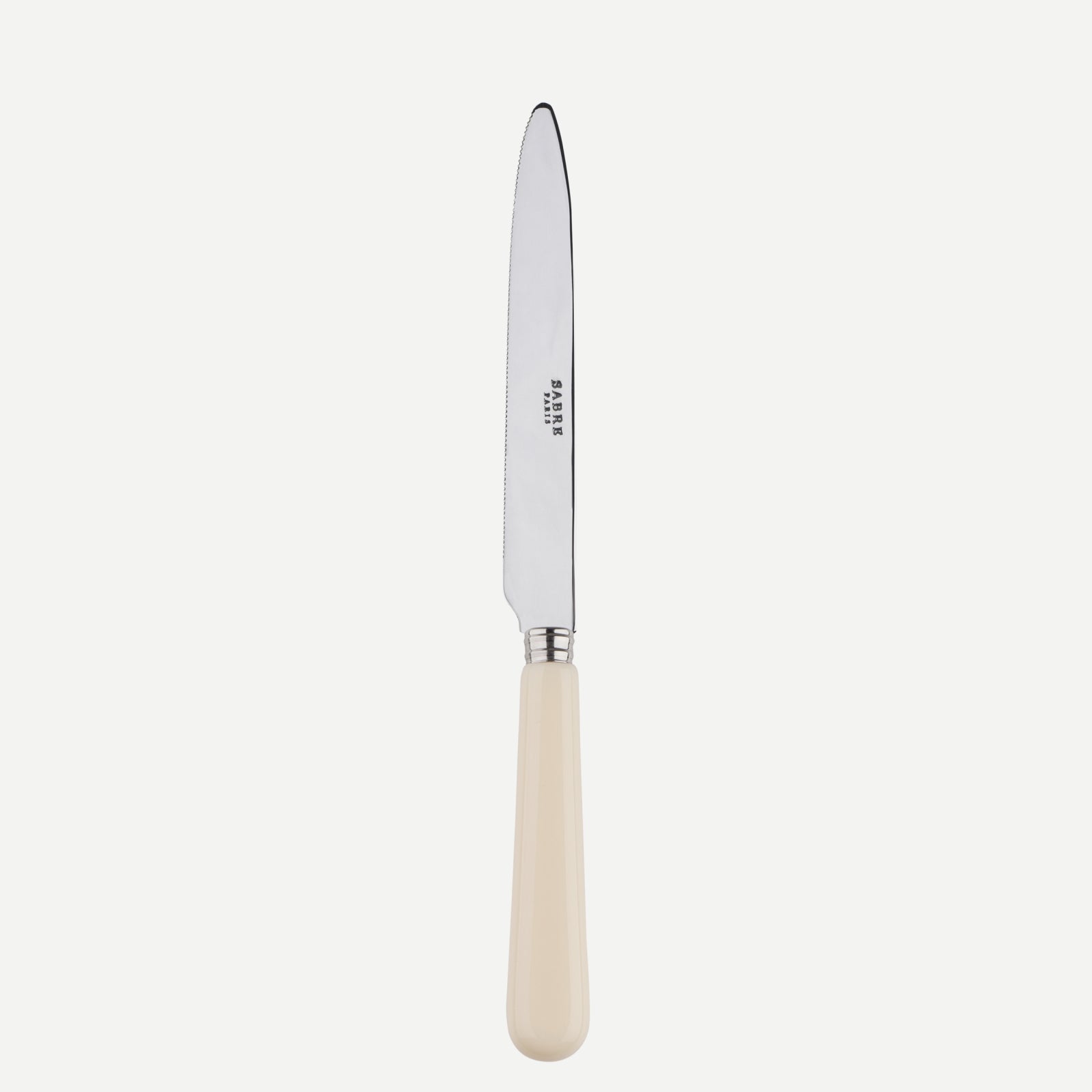 Pop unis, Ivory - Serrated dinner knife blade