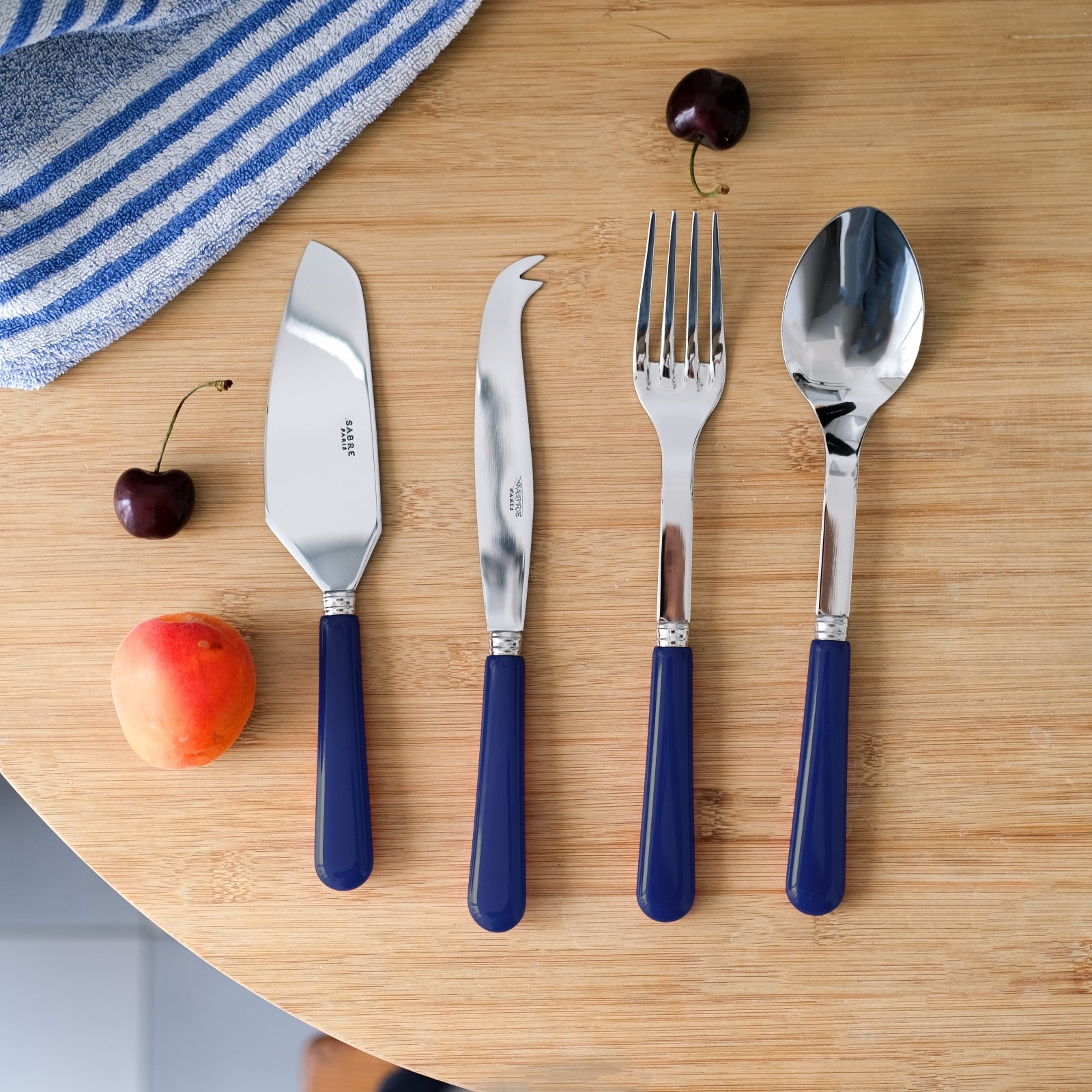 Pop unis, Navy blue - Set of 4 must-have serving pieces