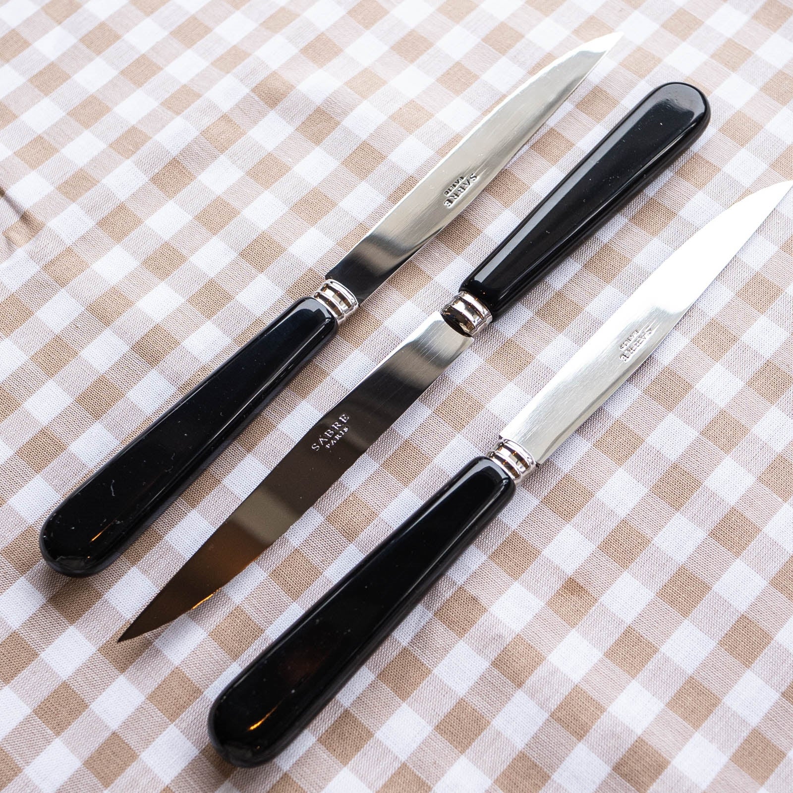 Pop unis, Black - Set of 6 steak knives