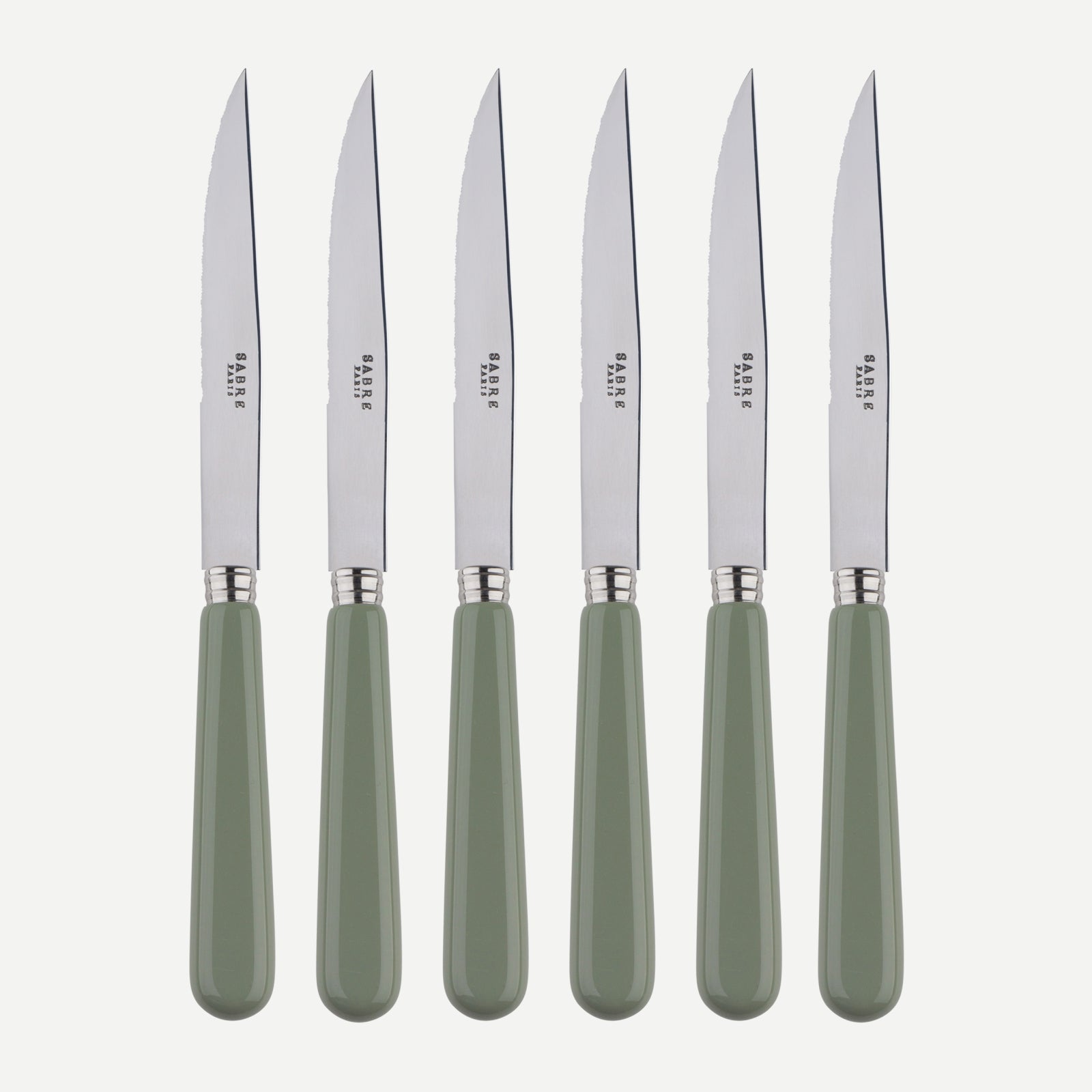 Pop unis, Asparagus - Set of 6 steak knives