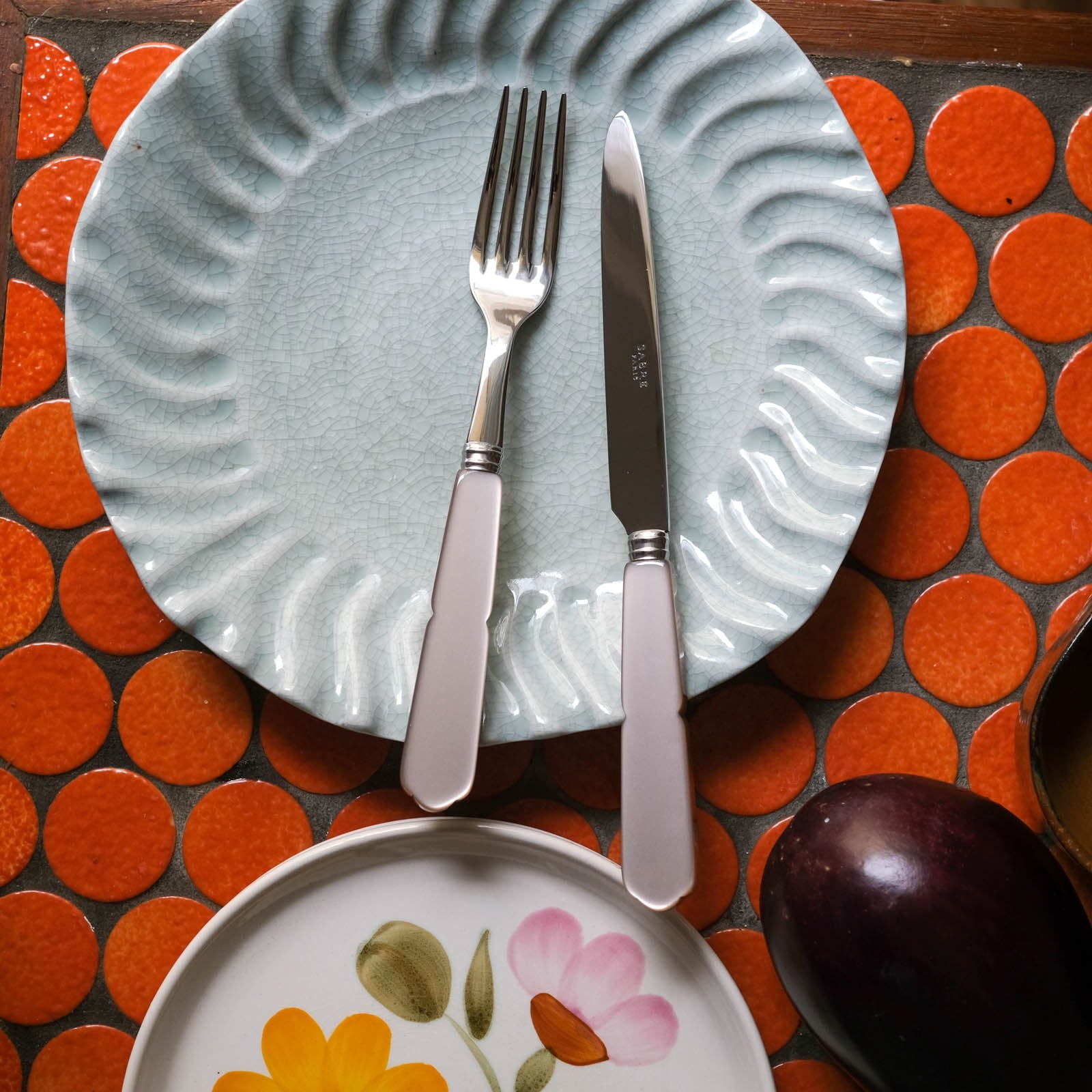 Gustave, Taupe - Dinner knife