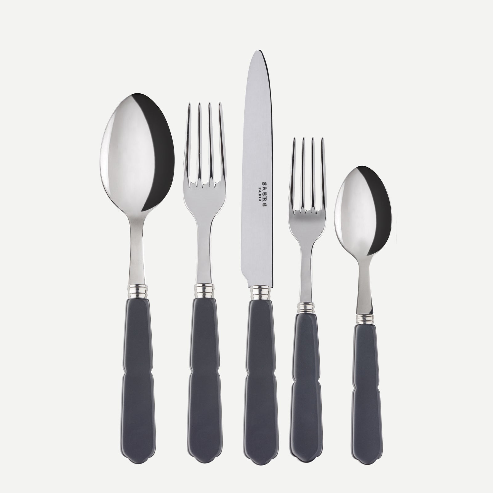 Gustave, Grey - 5 pieces cutlery set
