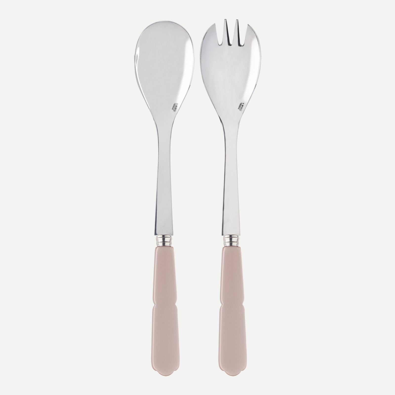Gustave, Taupe - Salad cutlery set