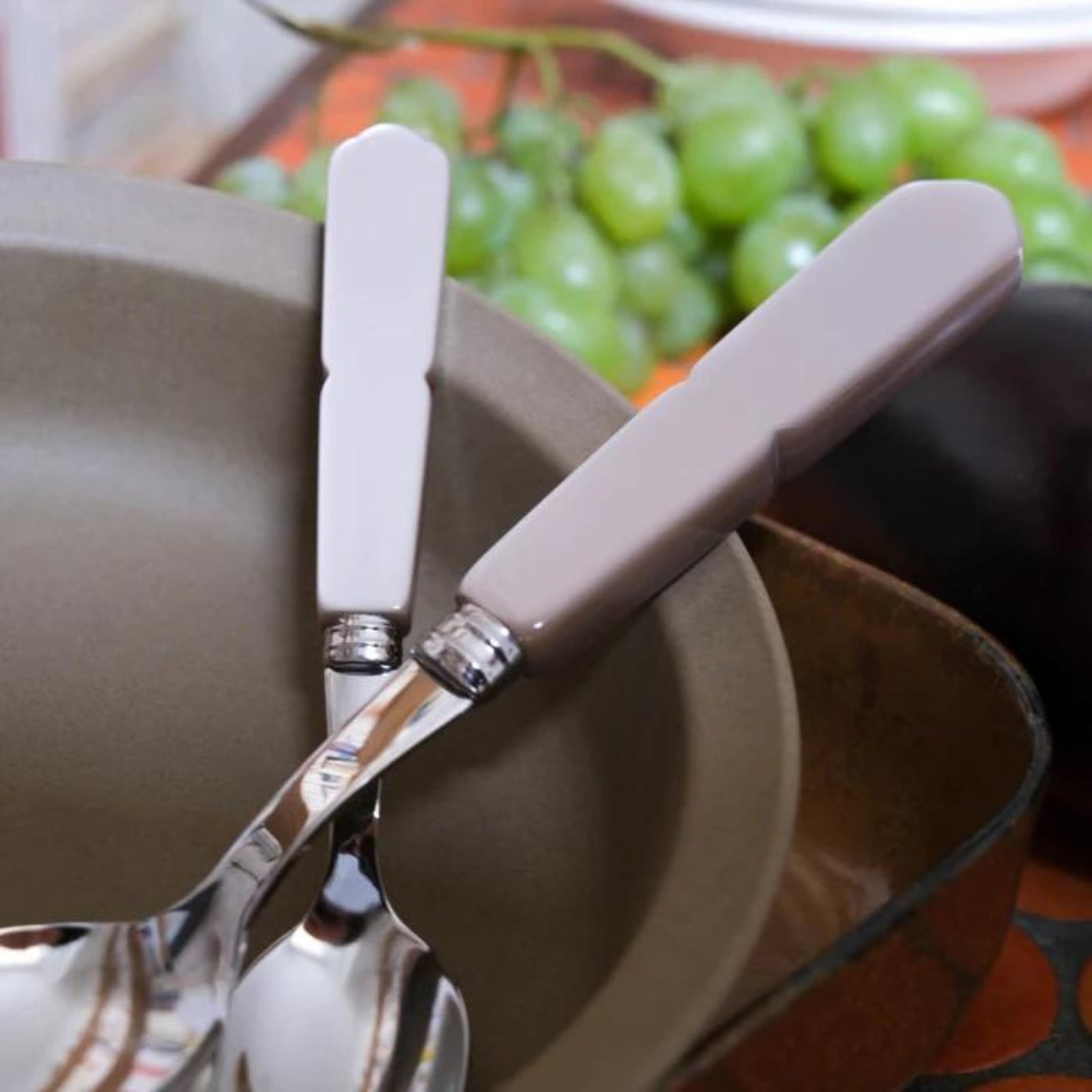 Gustave, Taupe - 4 pieces cutlery set