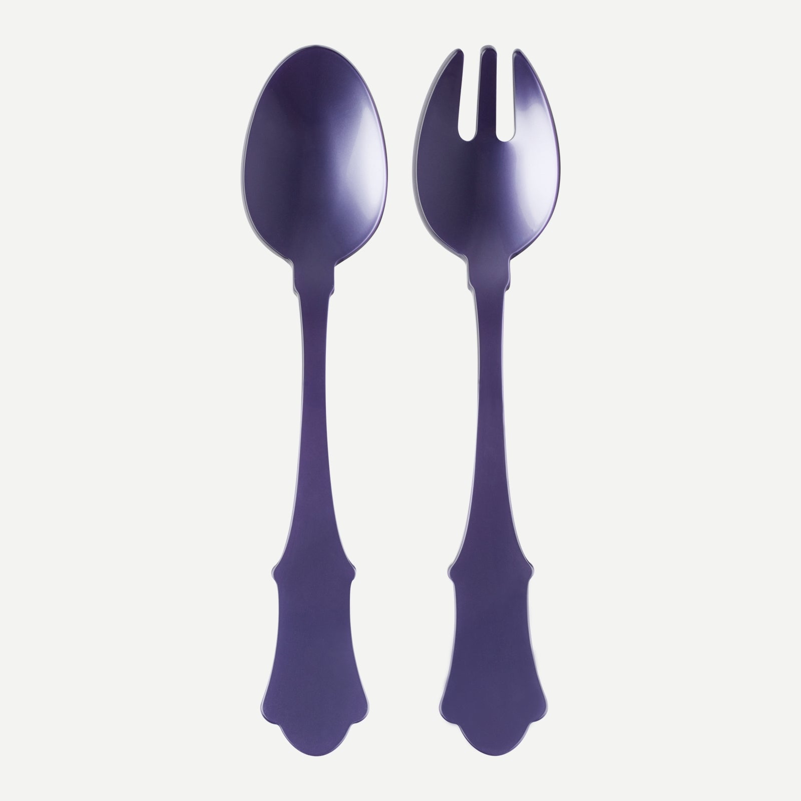 Honorine, Purple - Salad cutlery set