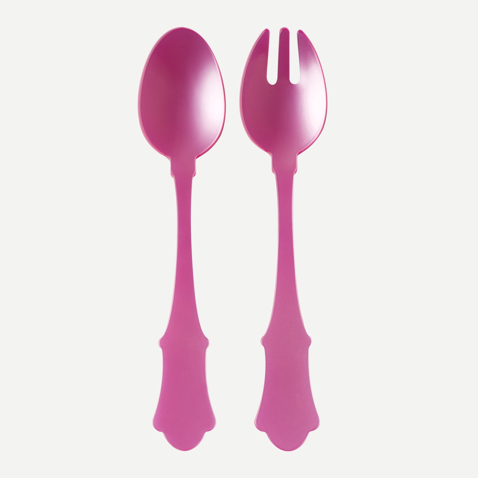 Honorine, Pink - Salad cutlery set