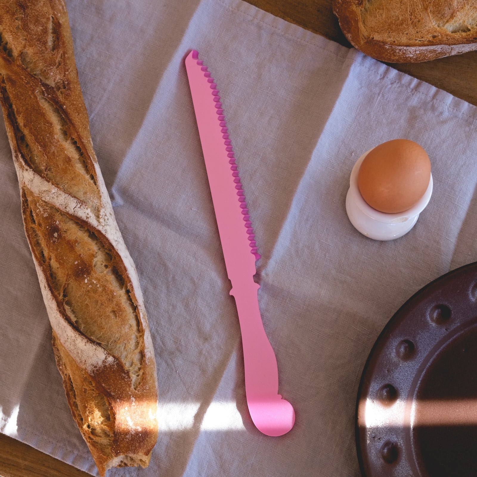 Honorine, Soft pink - Bread knife