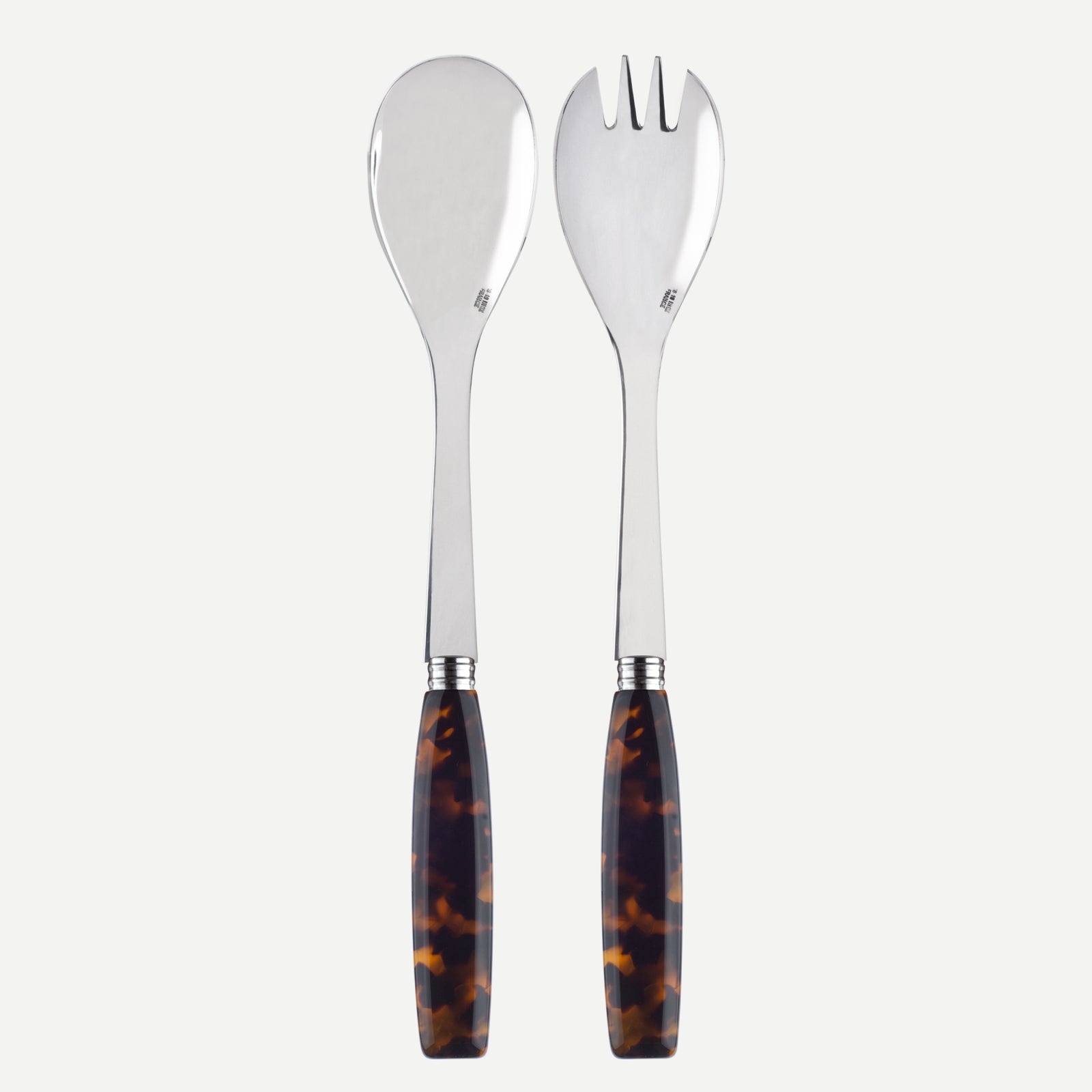 Djembe, Faux Tortoise - Salad cutlery set