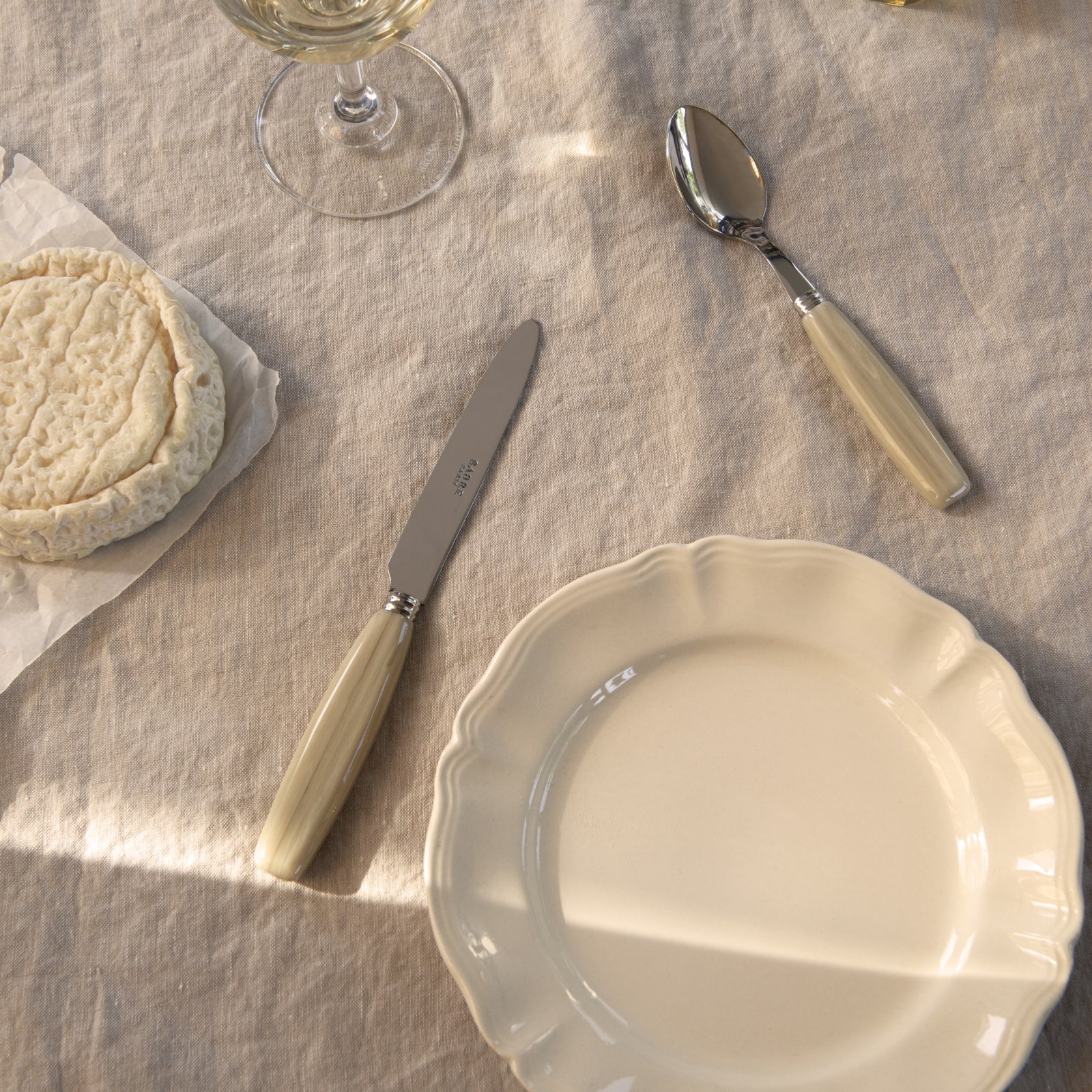 Djembe, Faux Horn - 4 pieces cutlery set