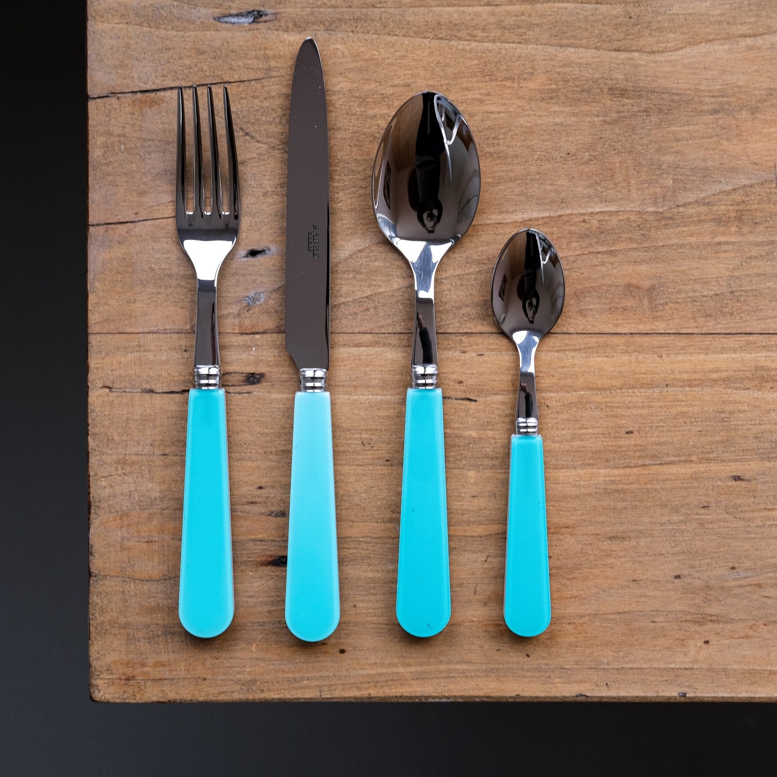 Duo, Turquoise - Soup spoon