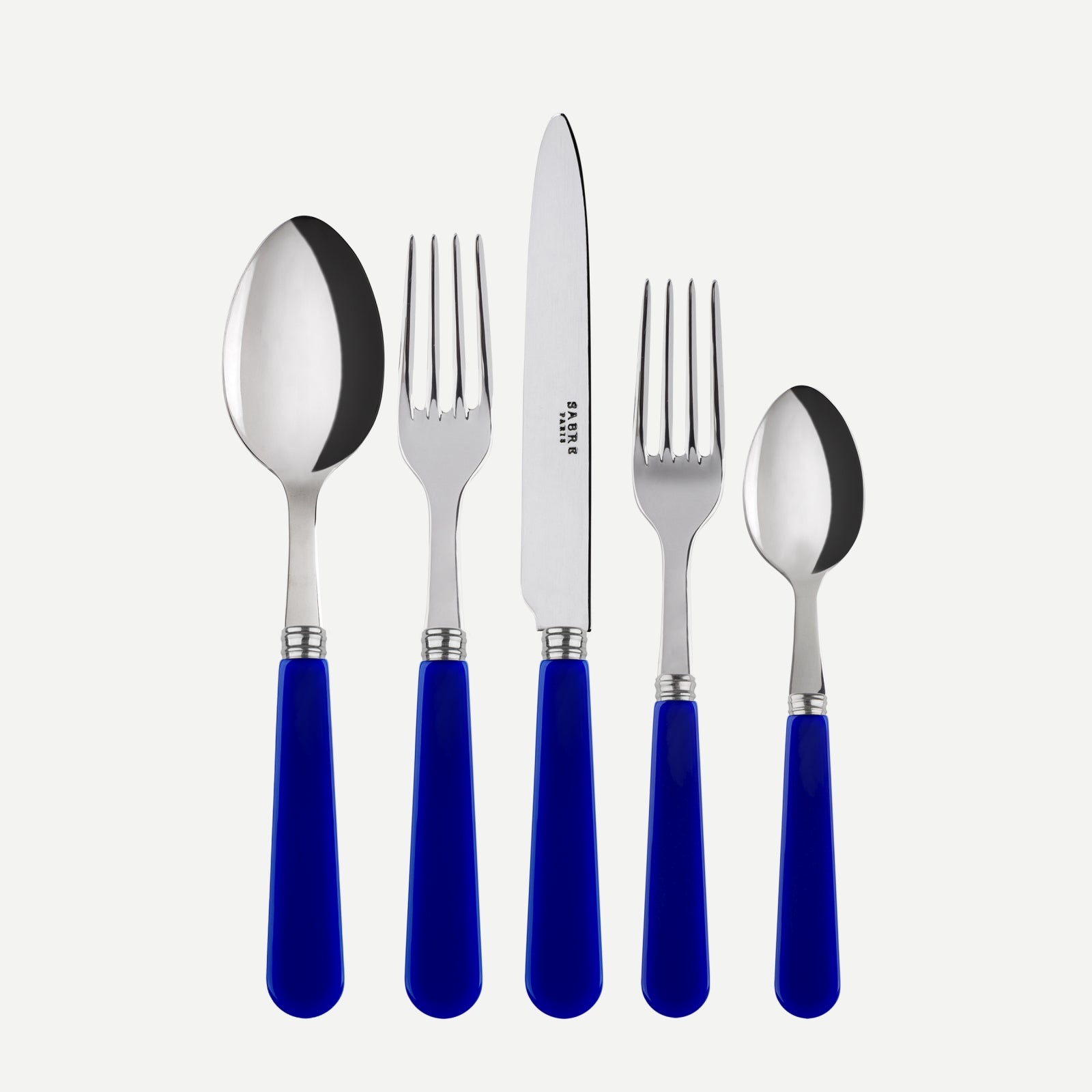 Duo, Lapis blue - 5 pieces cutlery set