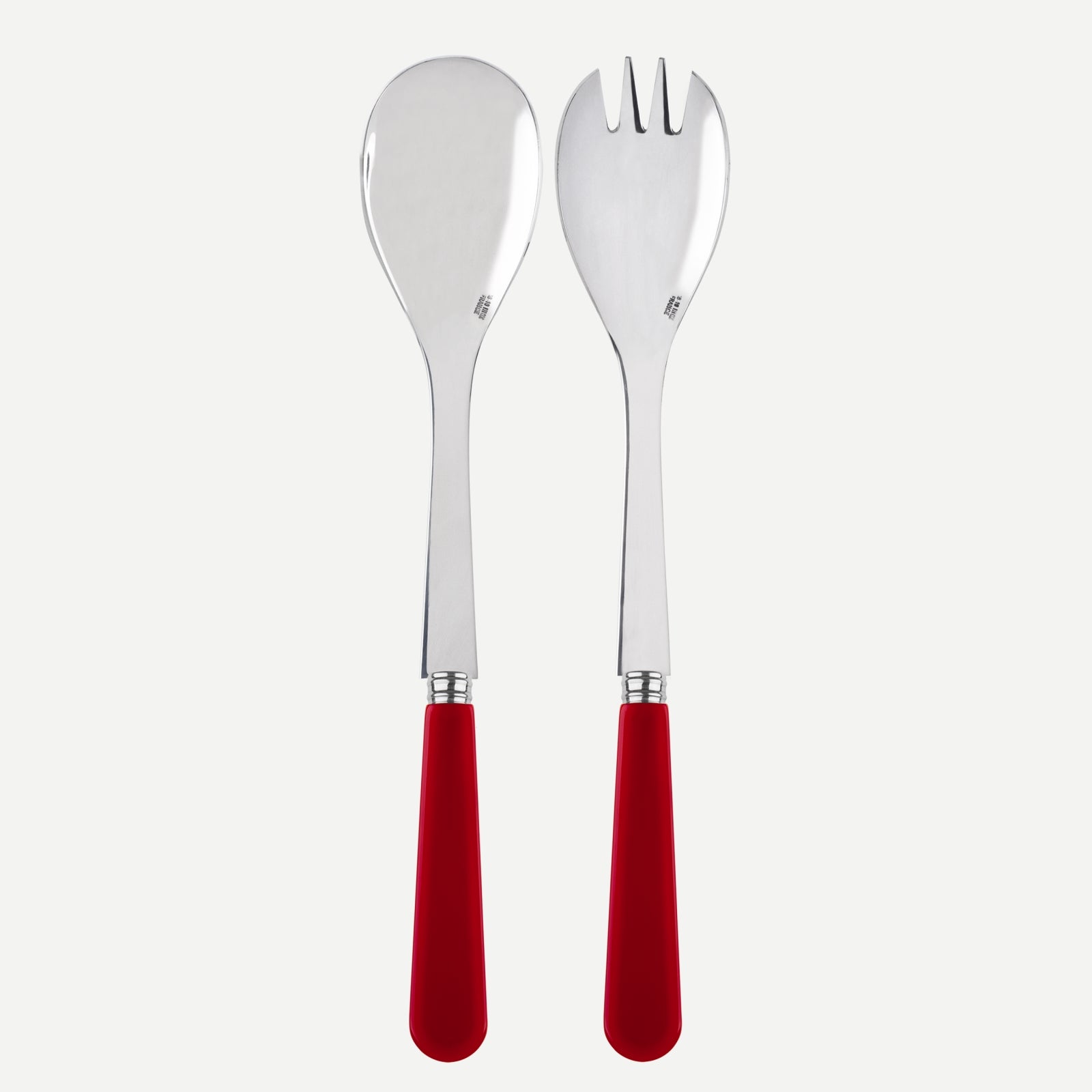 Duo, Red - Salad cutlery set