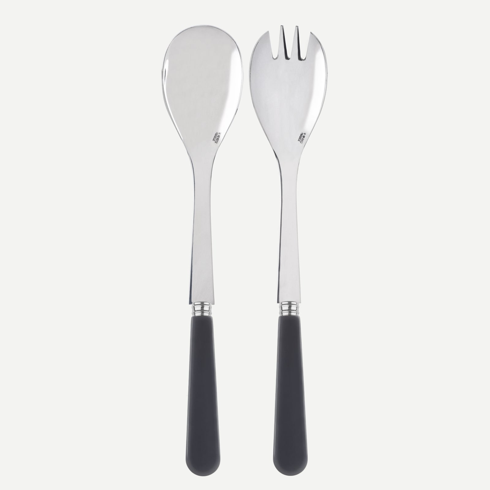 Duo, Dark grey - Salad cutlery set