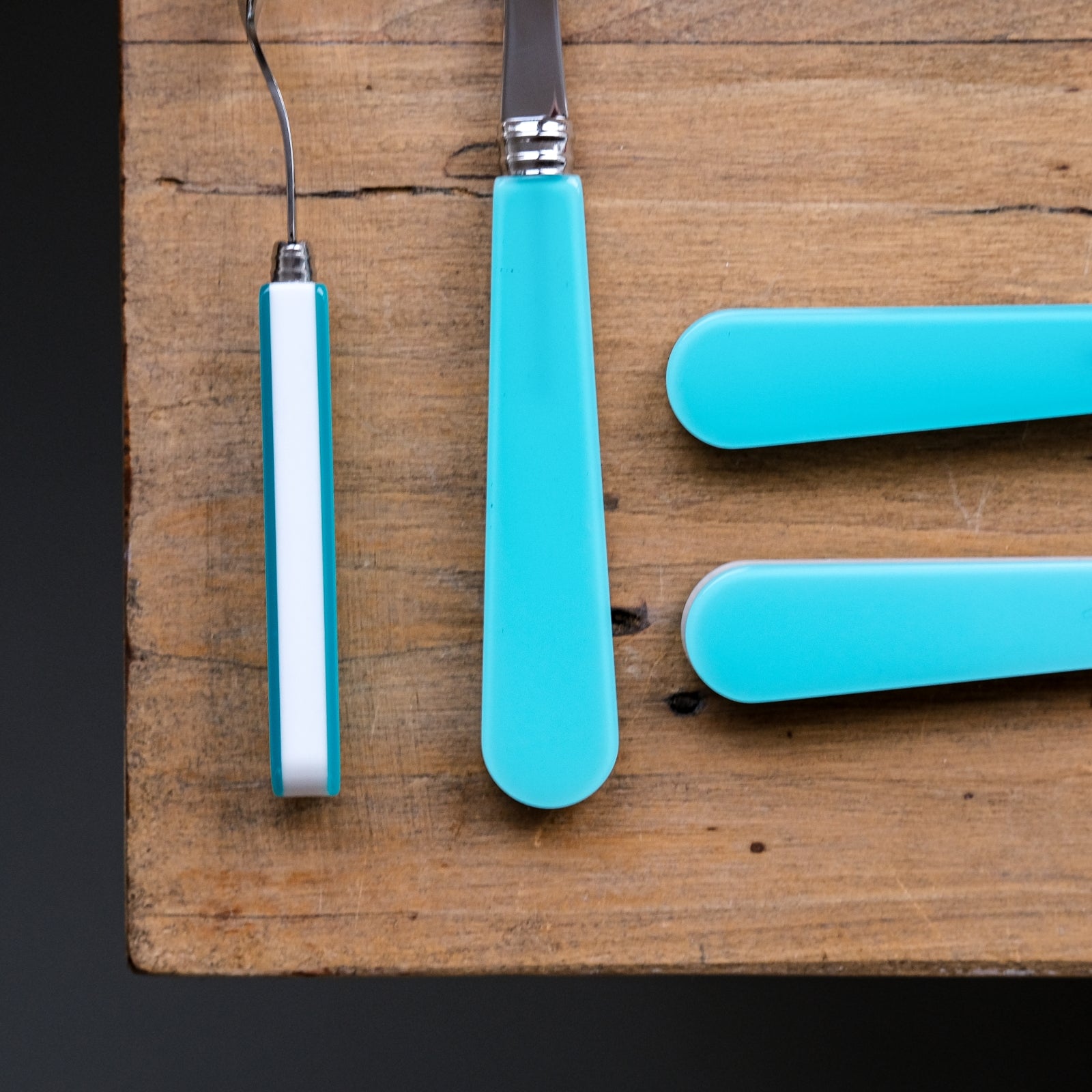 Duo, Turquoise - Fish serving set