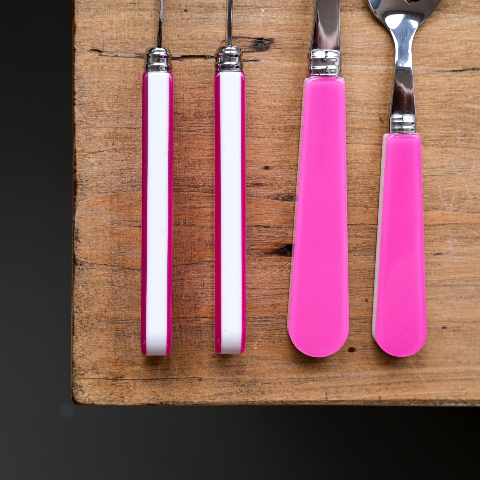 Duo, Pink - 32 pieces cutlery set