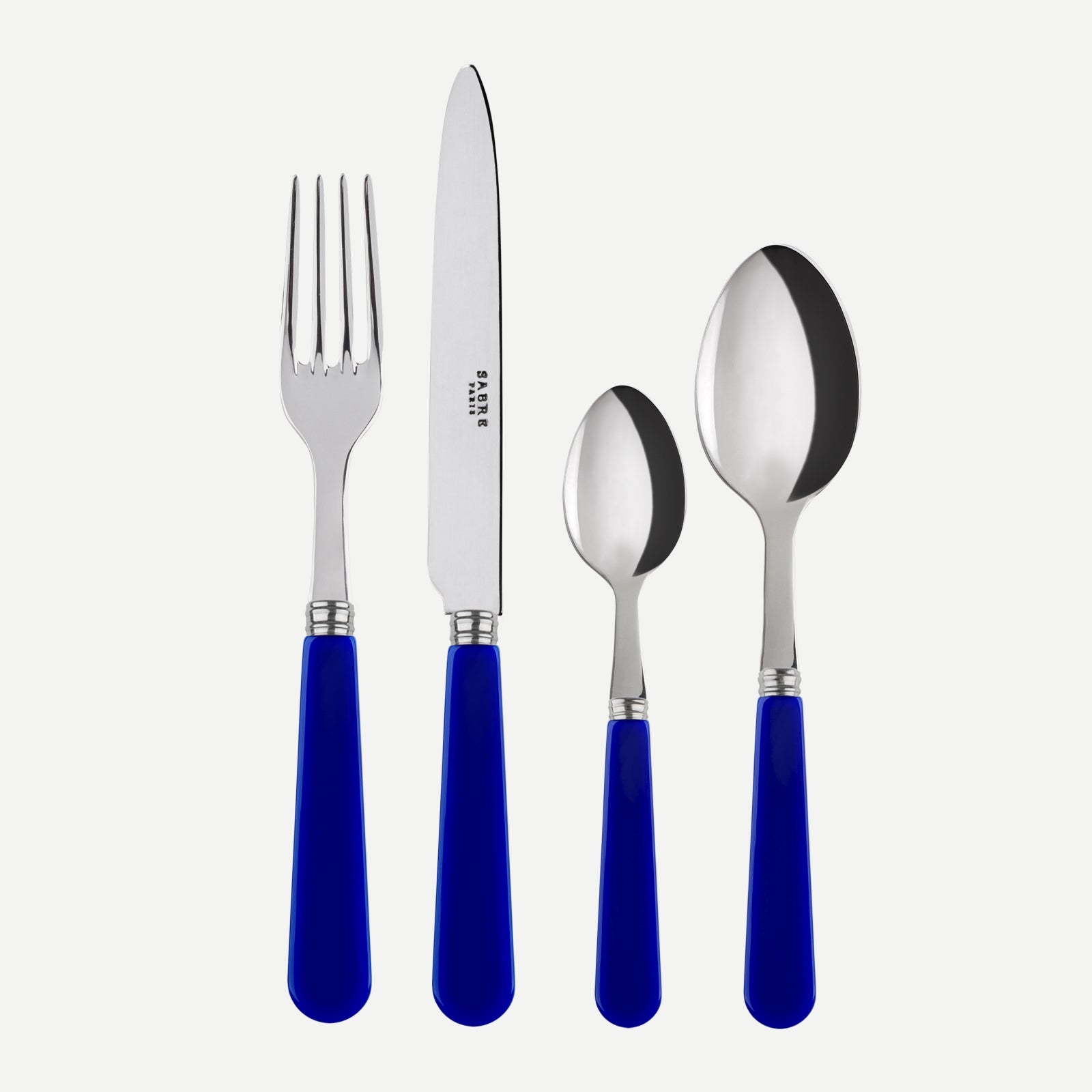 Duo, Lapis blue - 4 pieces cutlery set