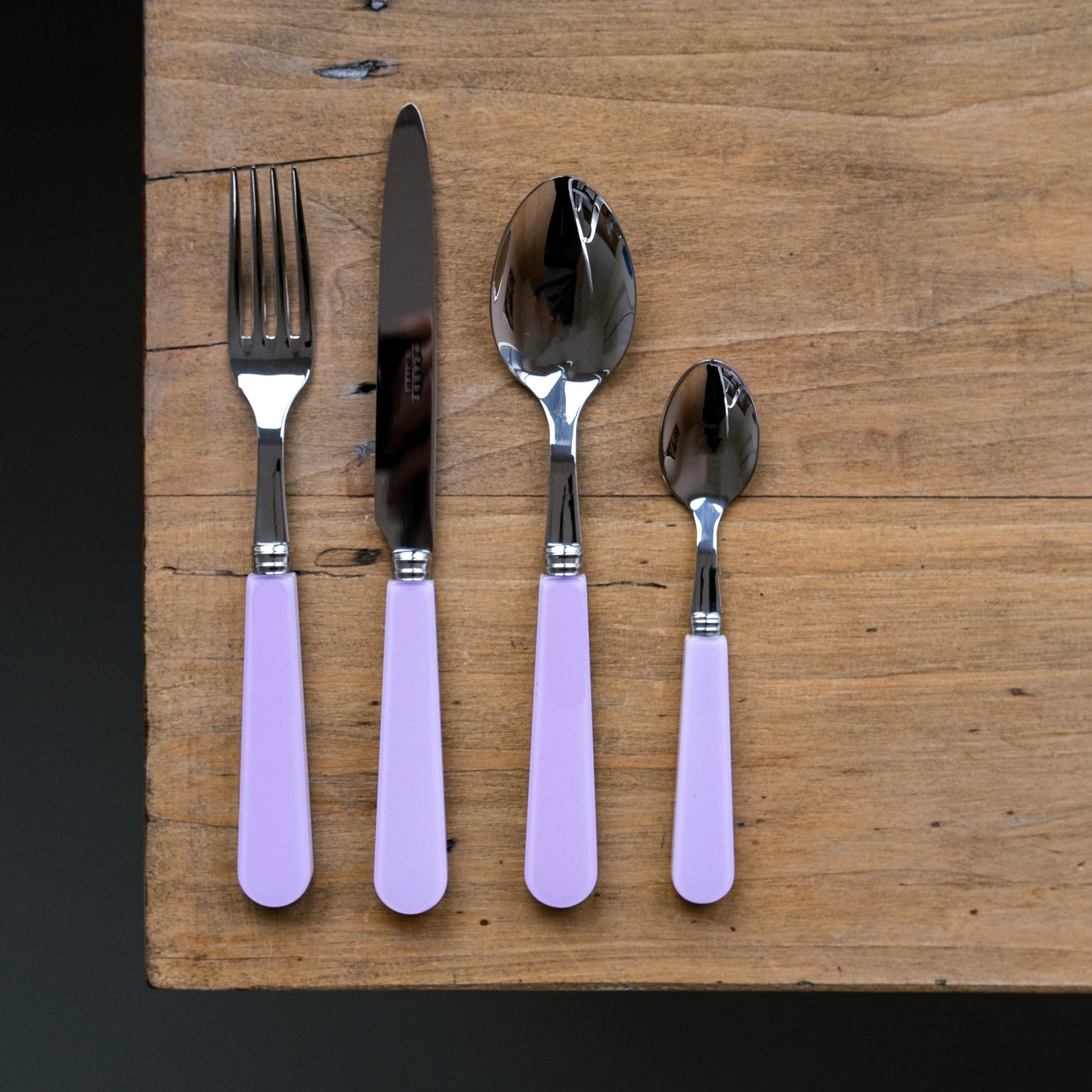 Duo, Lilac - 24 pieces cutlery set