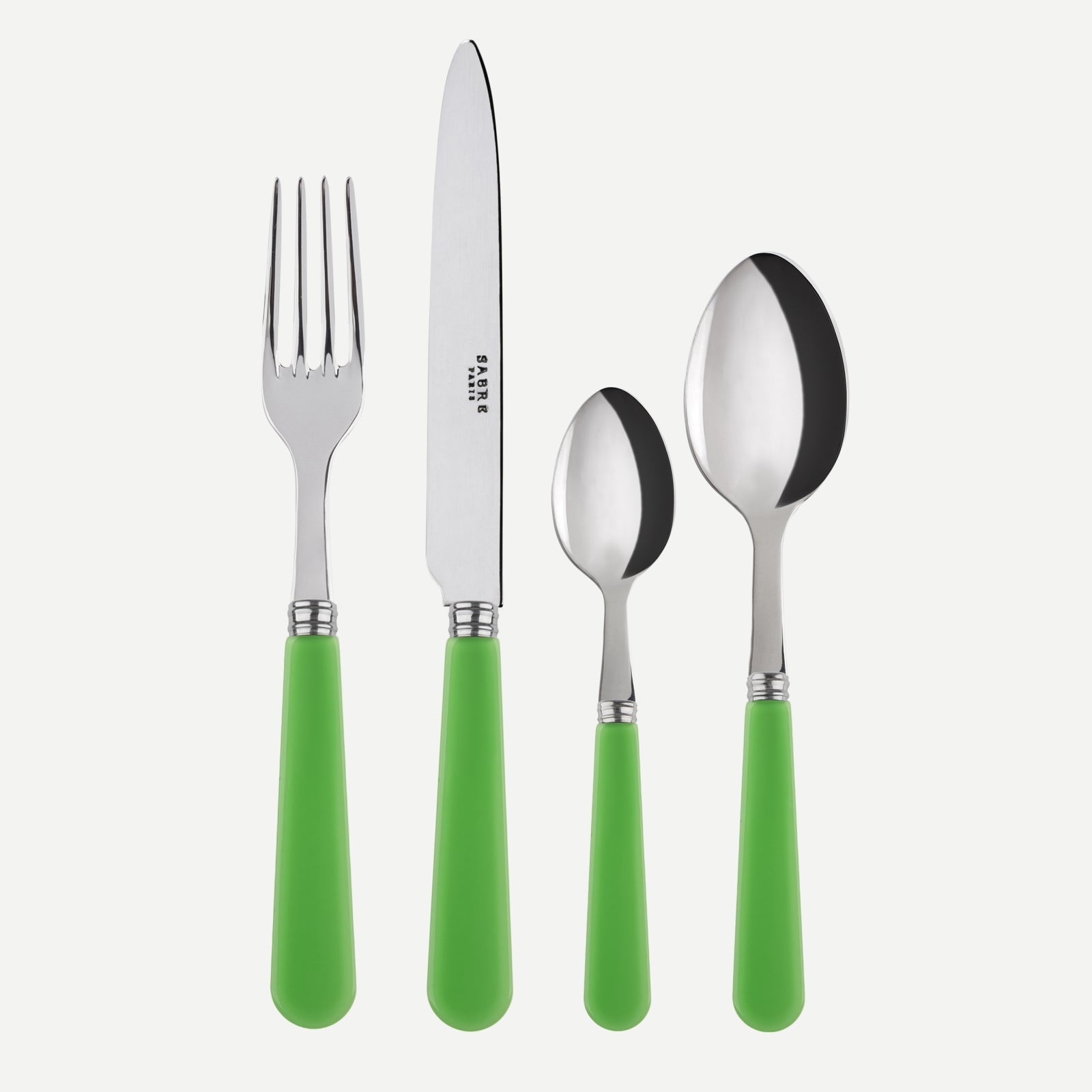 Duo, Garden green - 24 pieces cutlery set