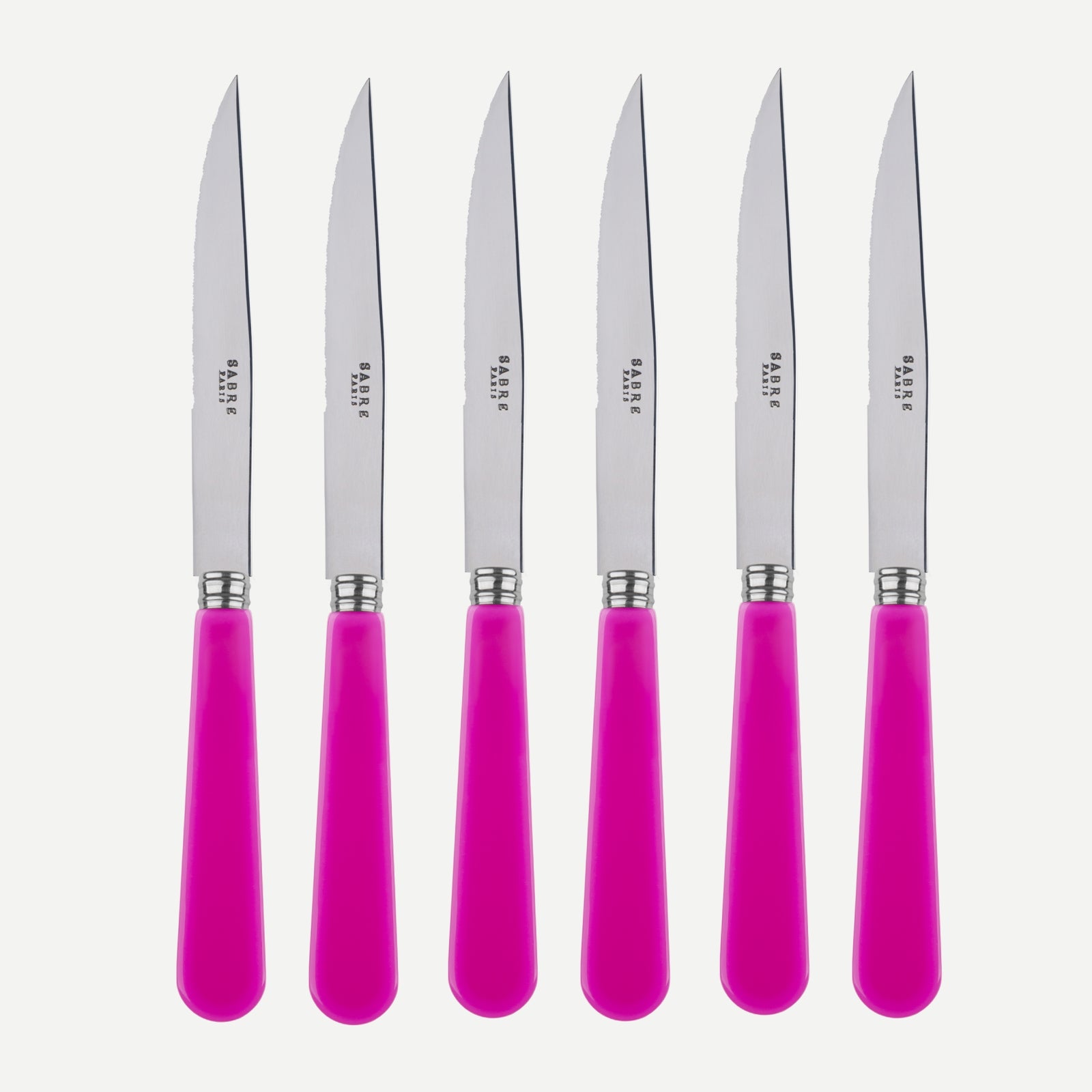 Duo, Pink - Set of 6 steak knives