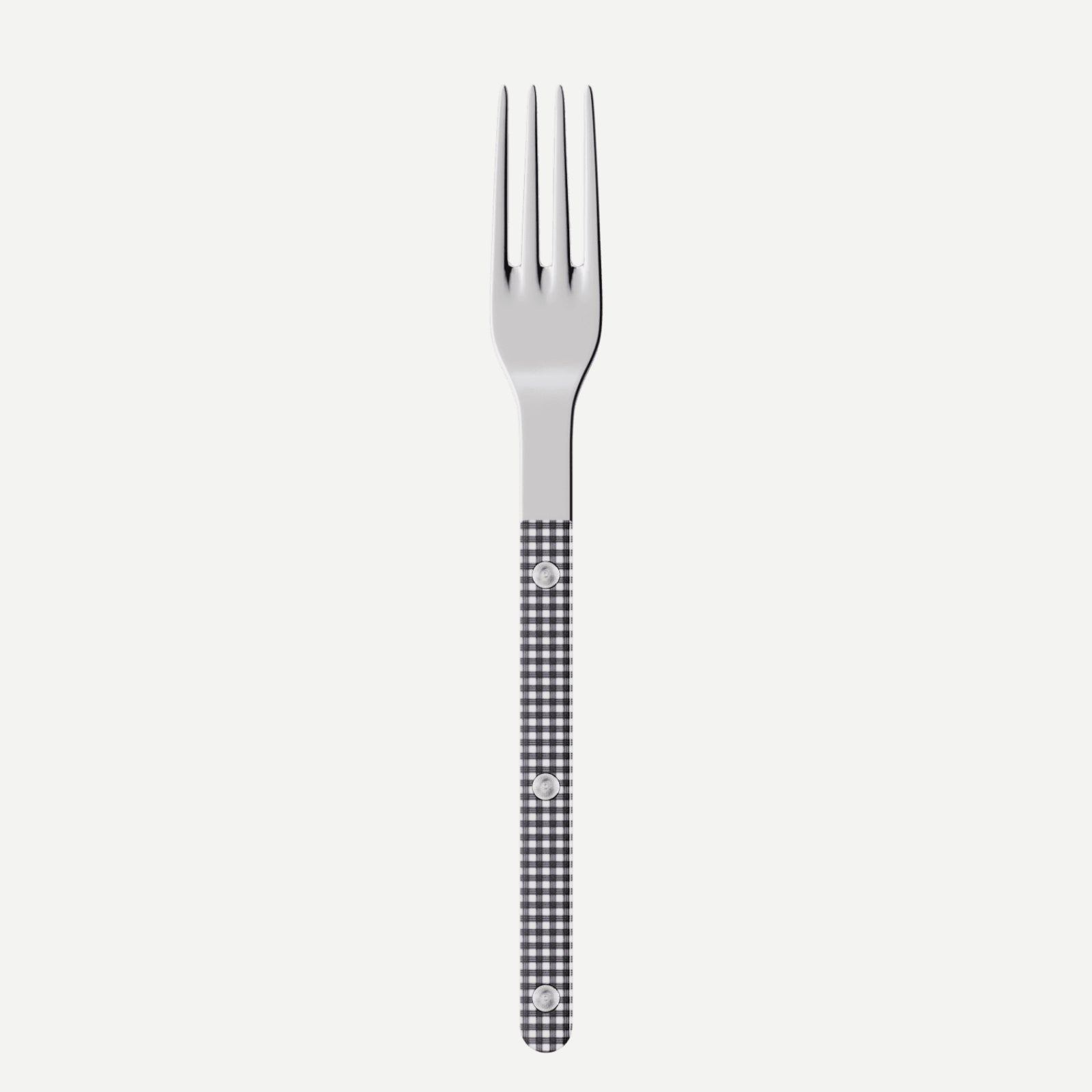 Bistrot Gingham, Black - Dinner fork
