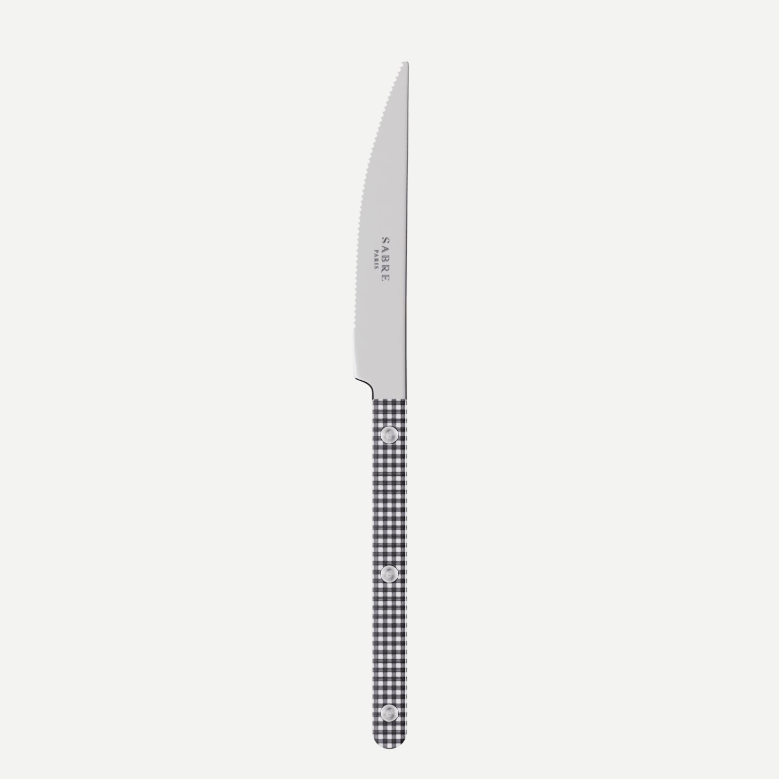 Bistrot Gingham, Black - Dinner knife