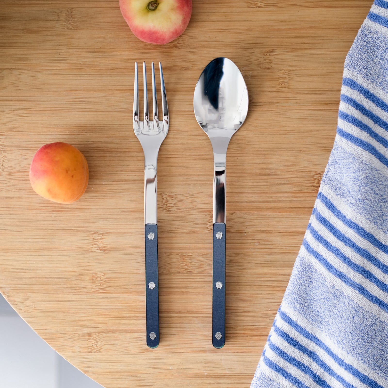 Bistrot Pearly, Steel blue - Serving spoon