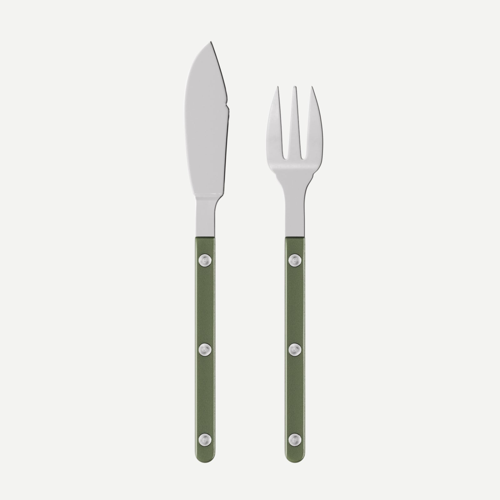 Bistrot Pearly, Dark green - Fish set
