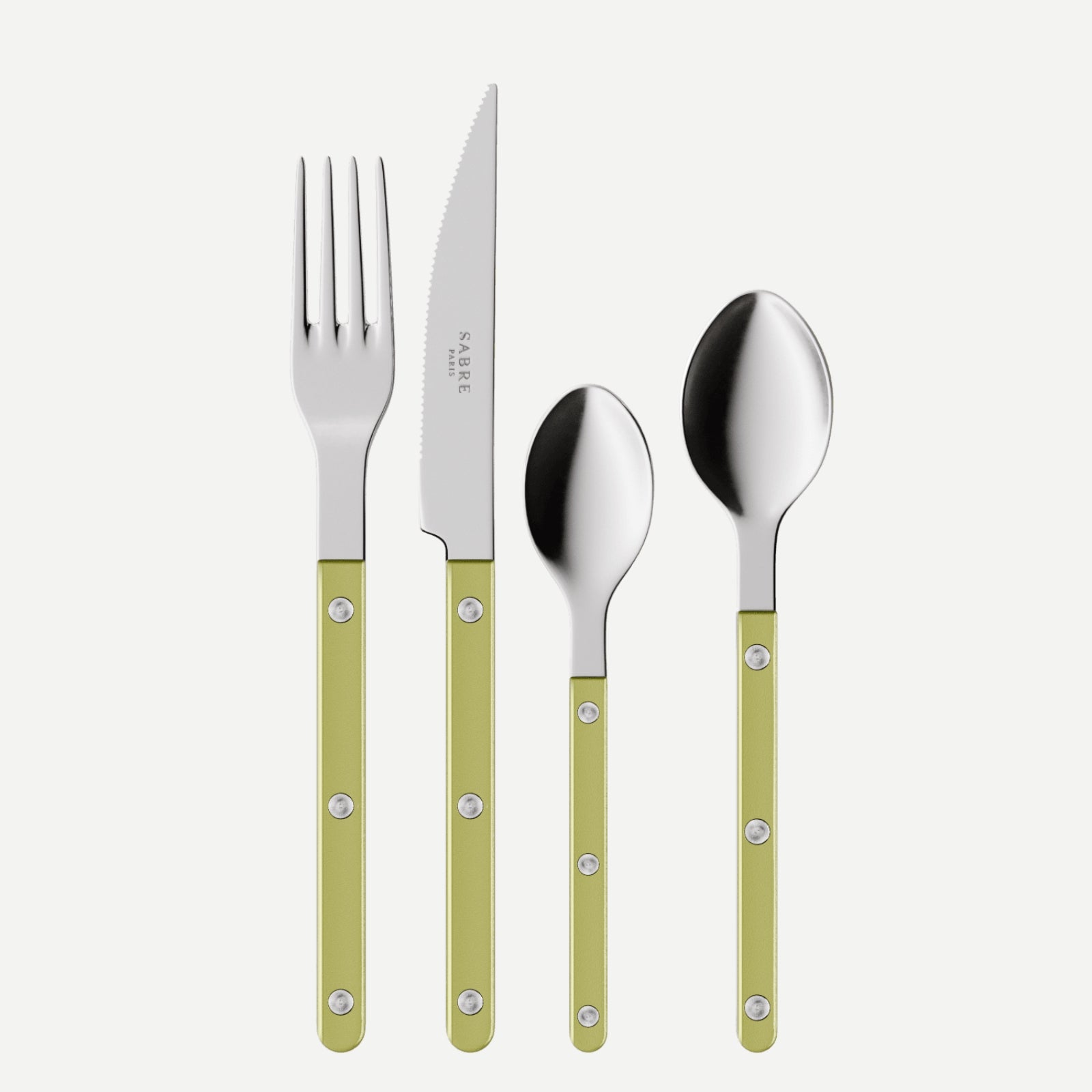 Bistrot Pearly, Moss - 32 pieces cutlery set
