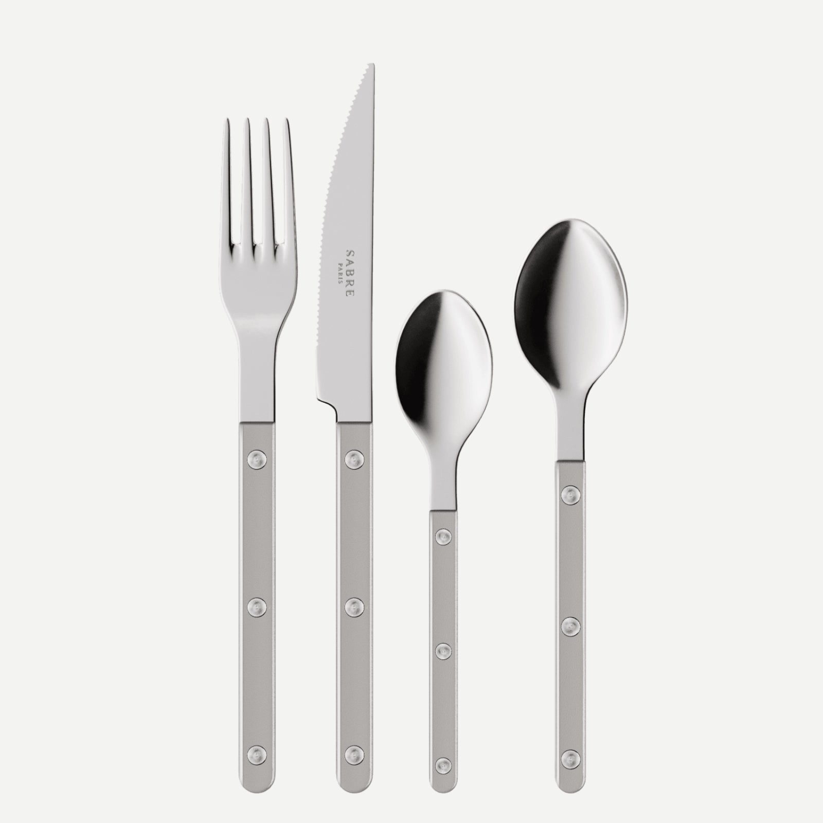 Bistrot Pearly, Grey - 4 pieces cutlery set