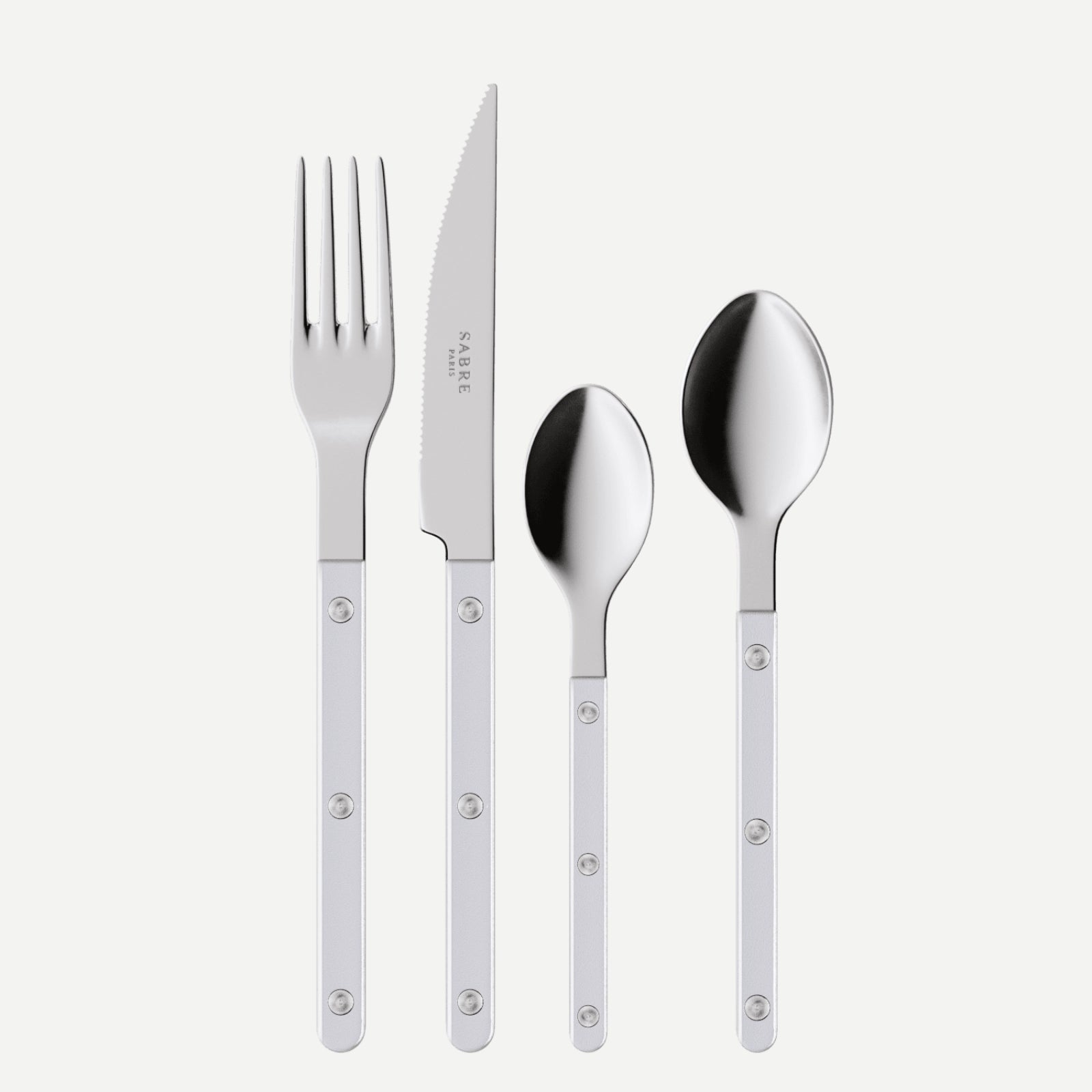 Bistrot Pearly, White - 4 pieces cutlery set