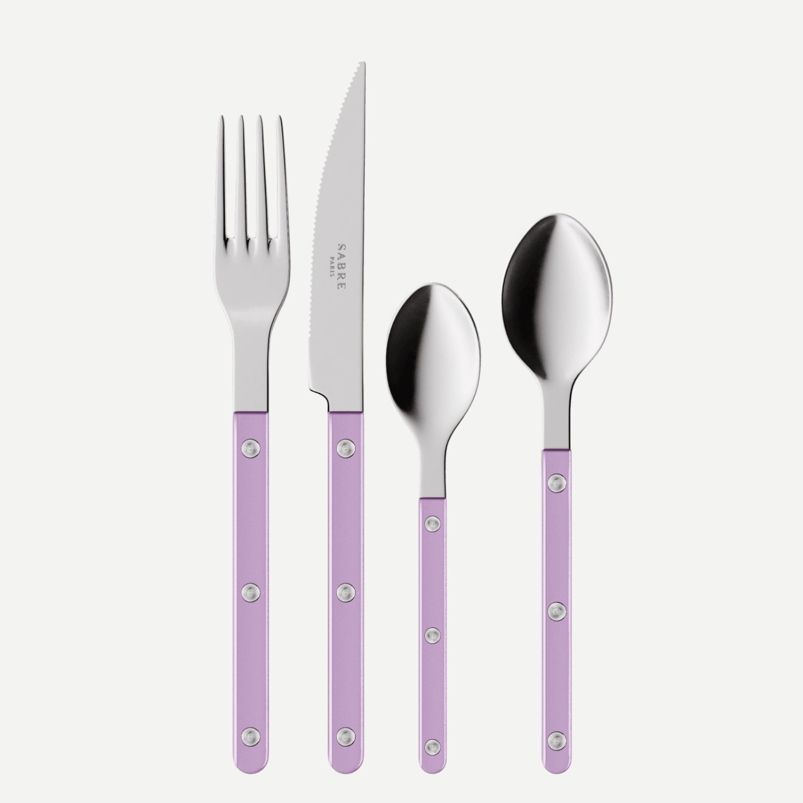 Bistrot Pearly, Lilac - 4 pieces cutlery set