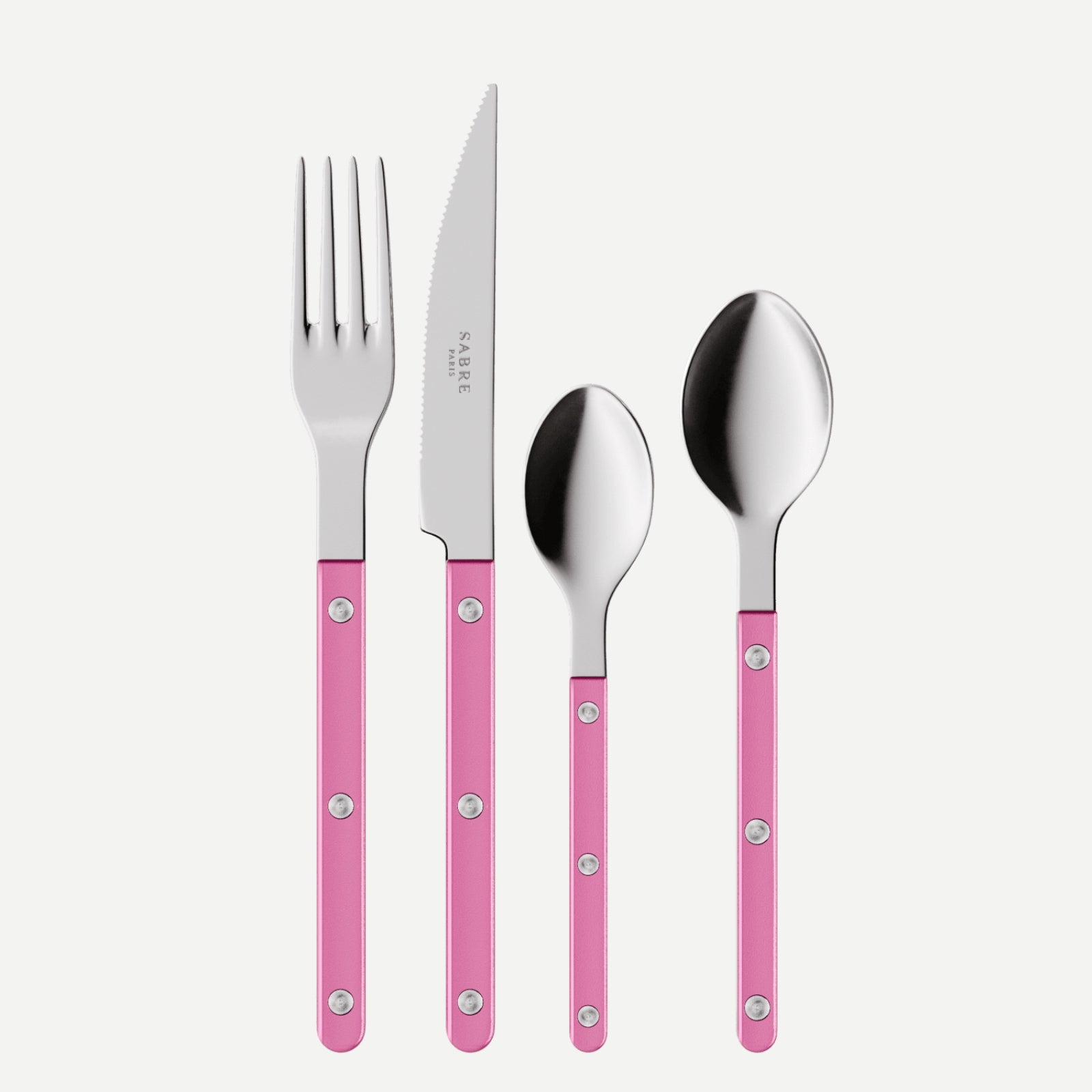 Bistrot Pearly, Pink - 24 pieces cutlery set