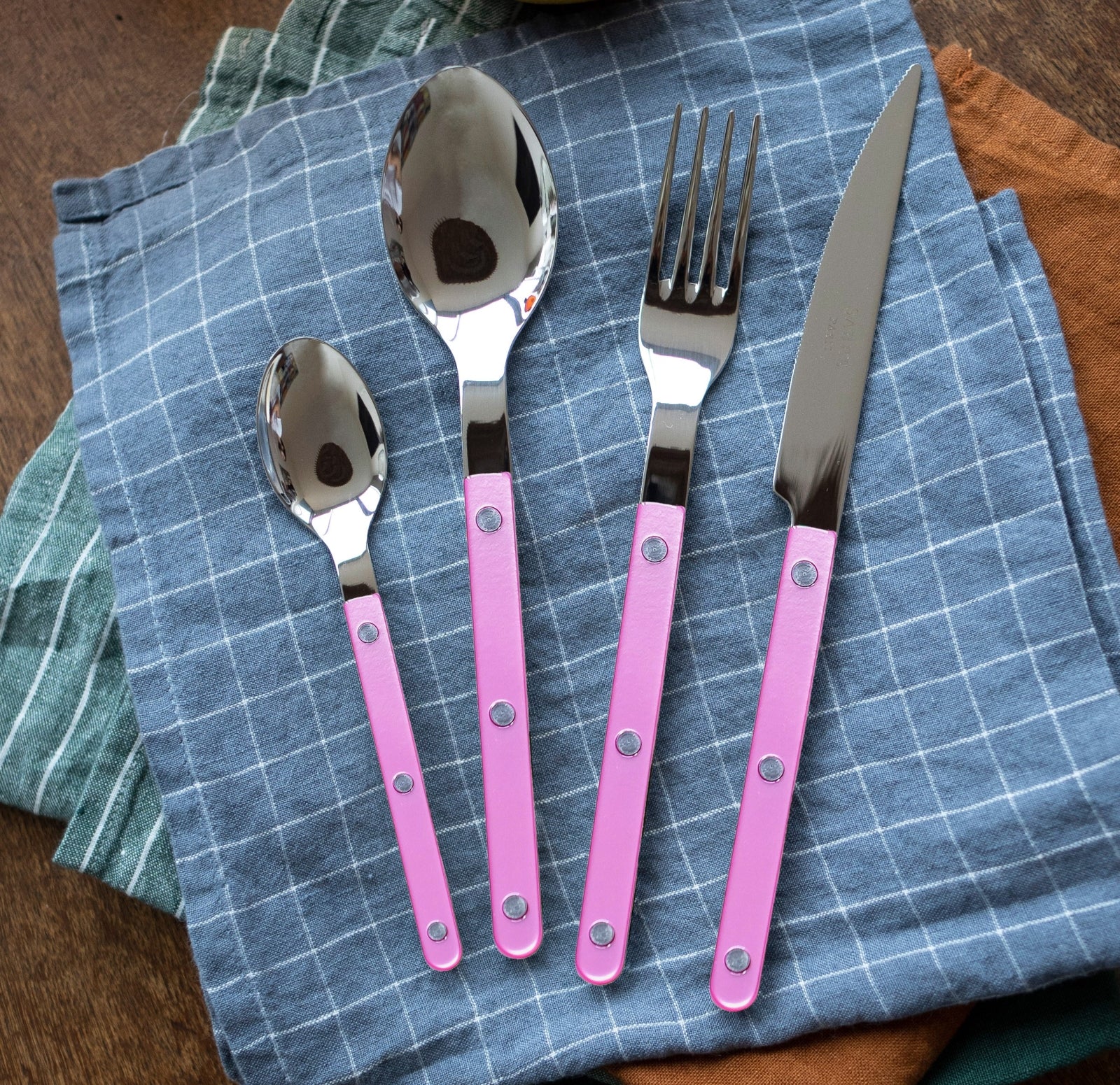 Bistrot Pearly, Pink - 24 pieces cutlery set