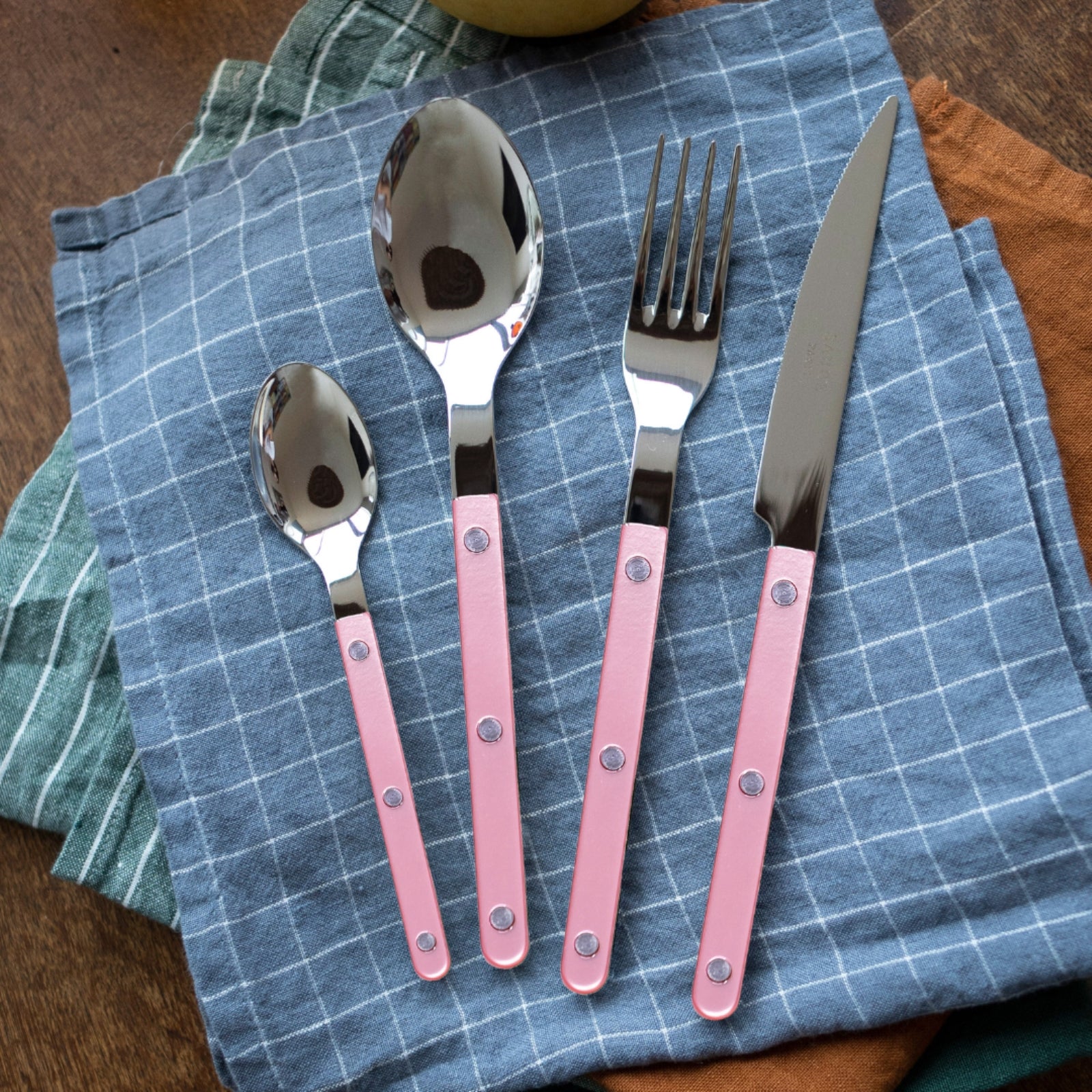 Bistrot Pearly, Soft pink - 24 pieces cutlery set