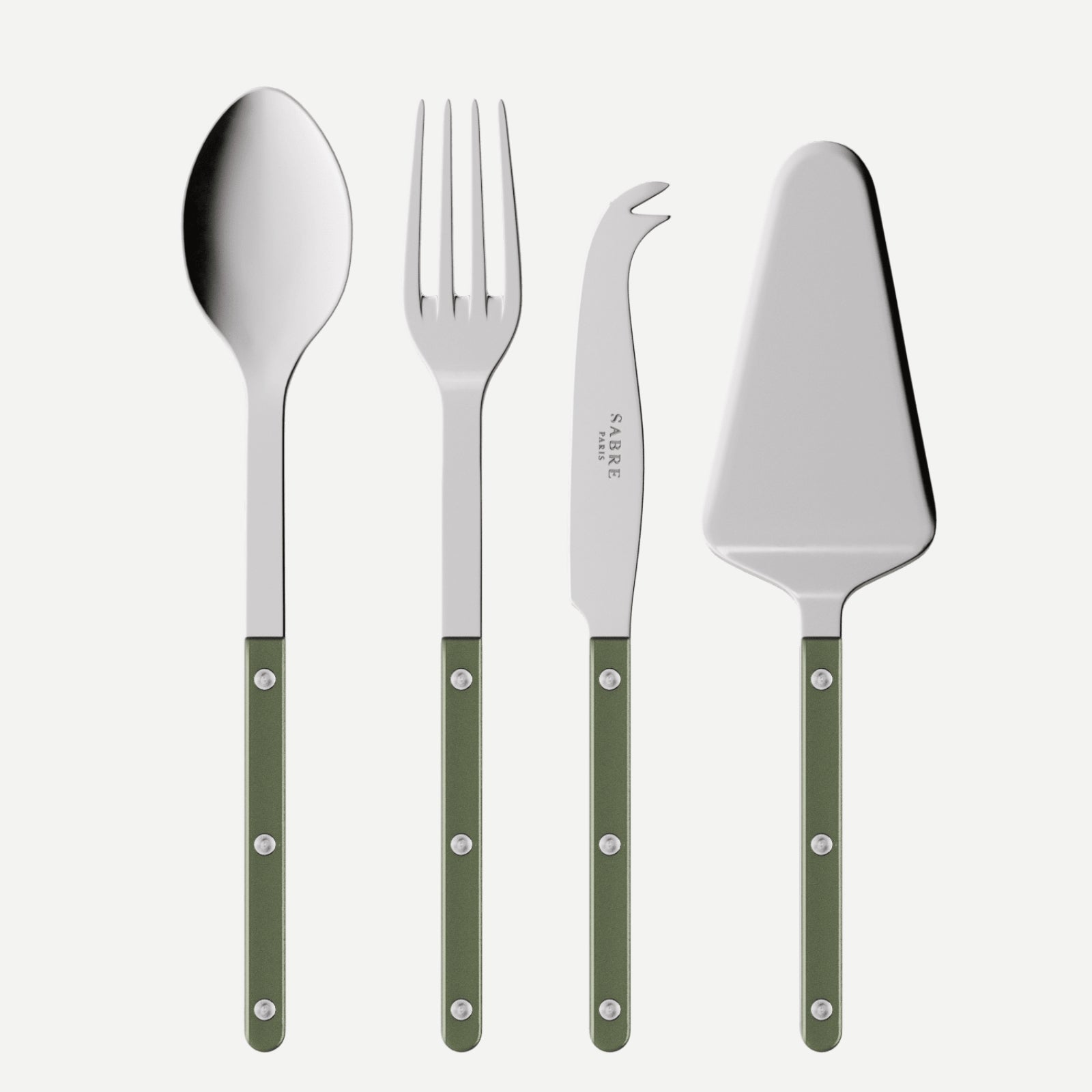 Bistrot Pearly, Dark green - Set of 4 Bistrot must-have serving pieces
