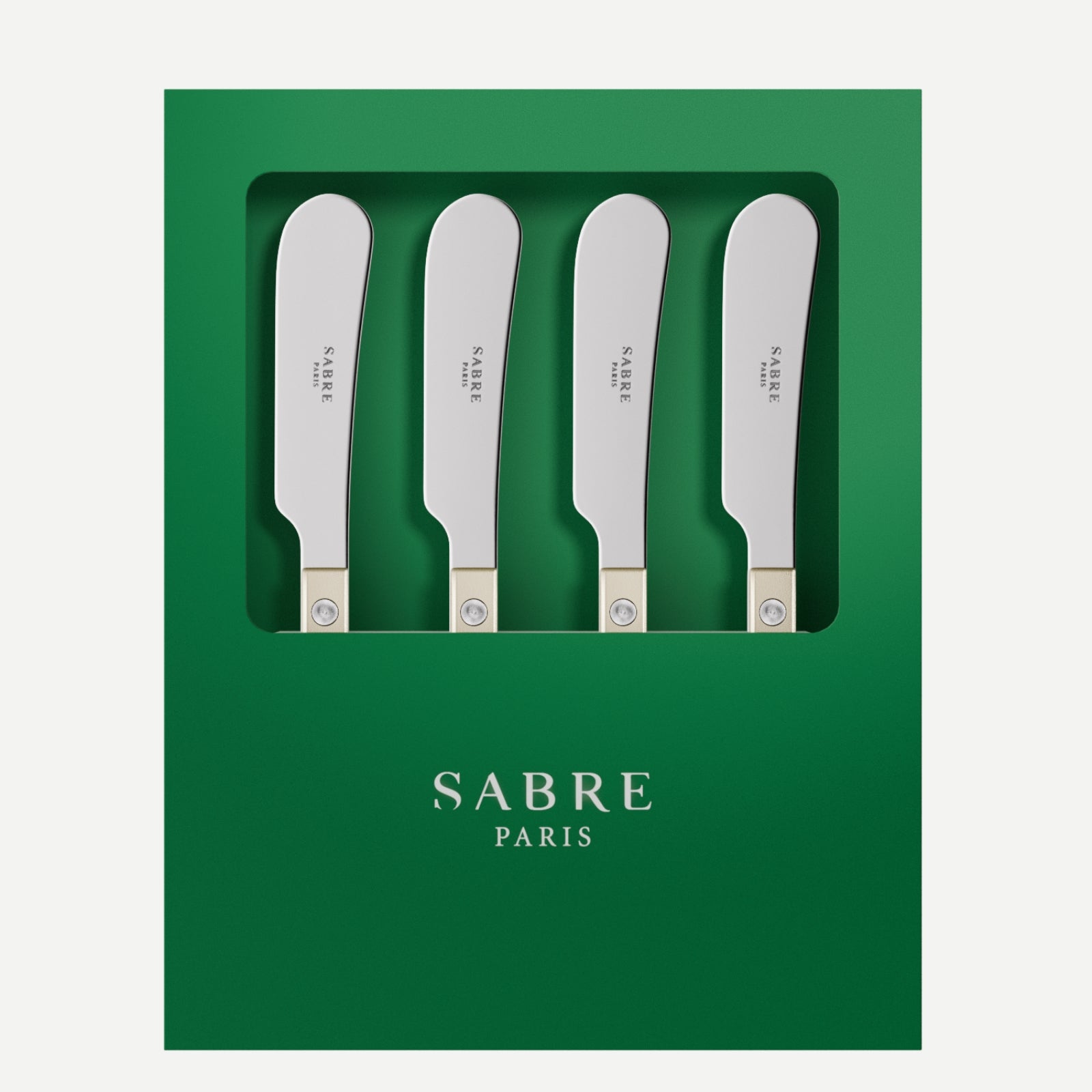 Bistrot Pearly, Pearl - Box of 4 butter spreaders