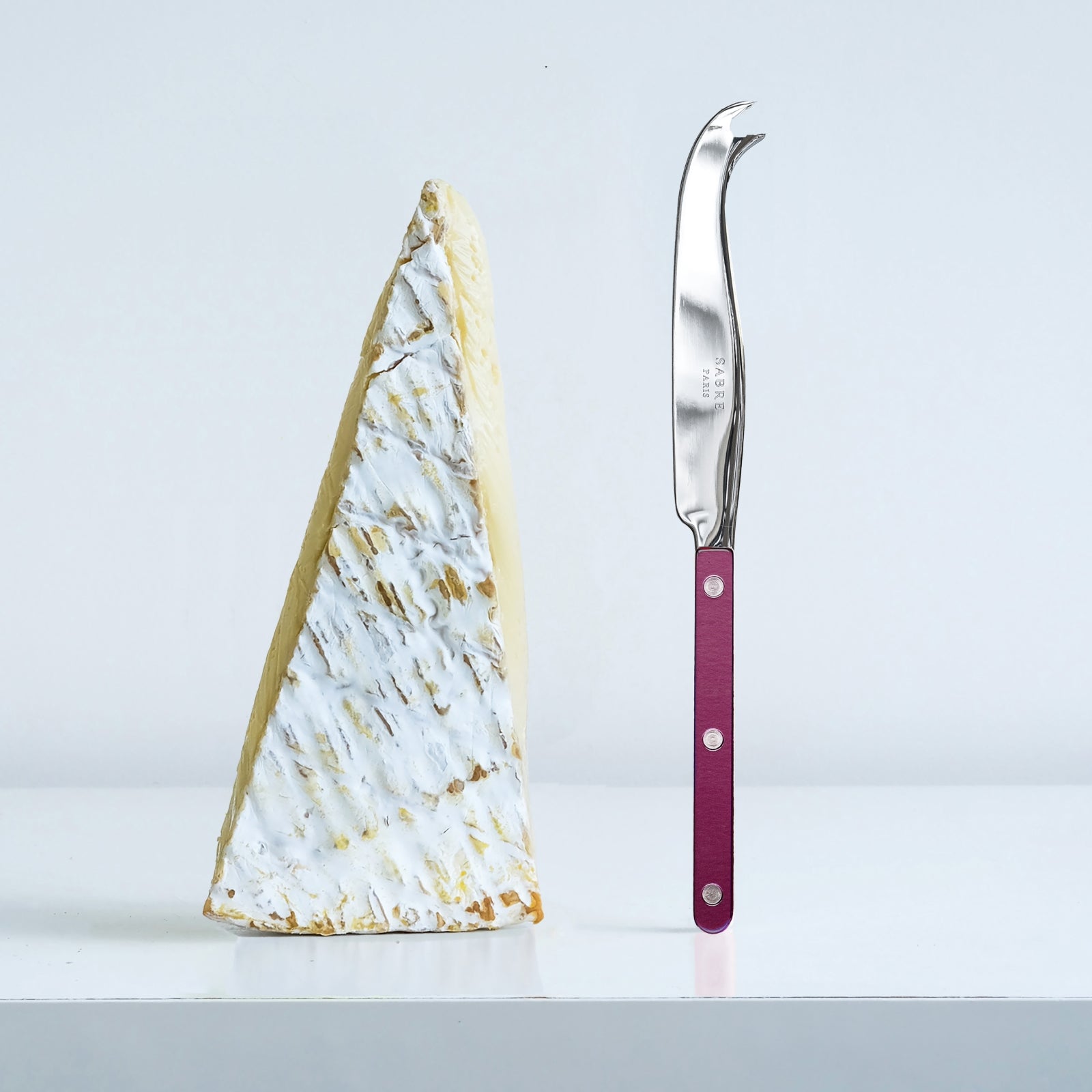 Bistrot Pearly, Aubergine - Box of 2 cheese knives