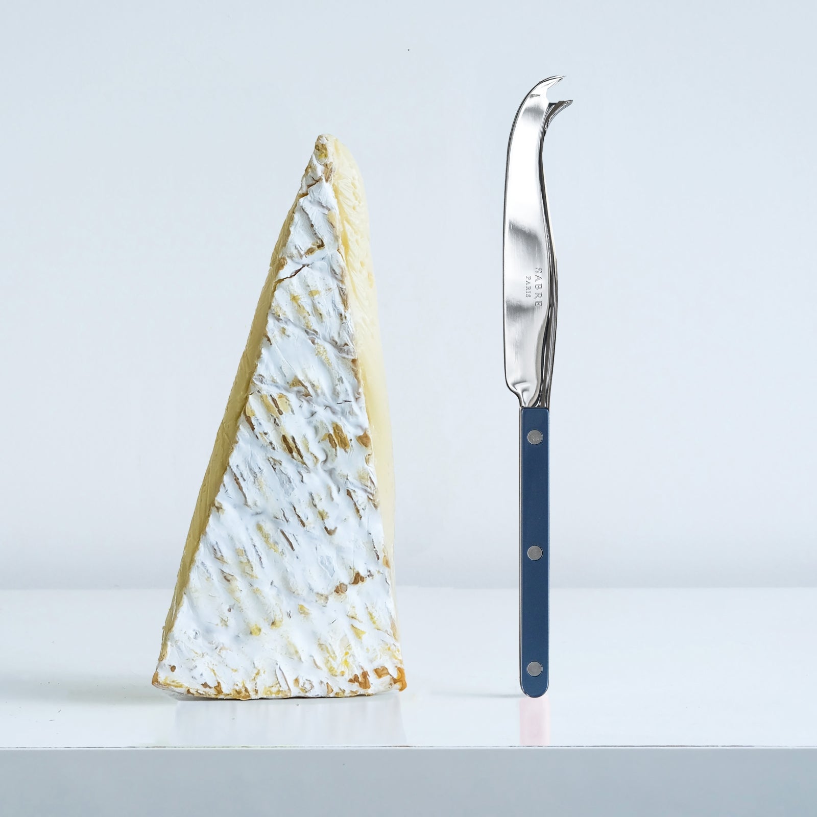 Bistrot Pearly, Steel blue - Box of 2 cheese knives