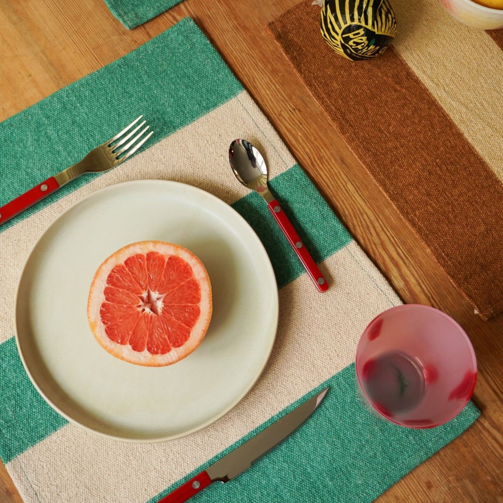 Bistrot Solid, Burgundy - Soup spoon