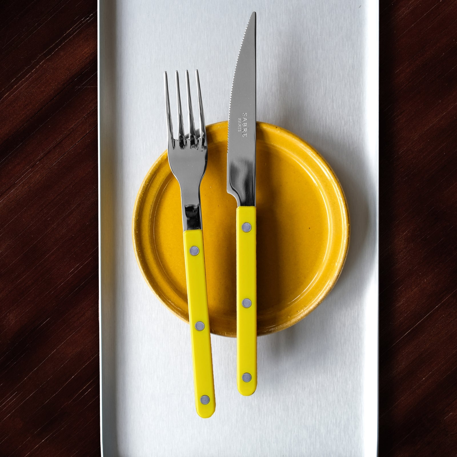 Bistrot Solid, Yellow - Dinner fork