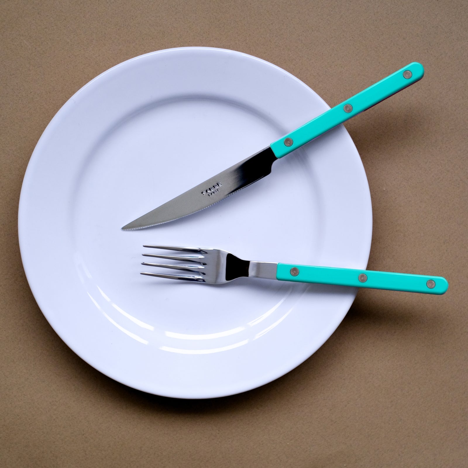 Bistrot Solid, Turquoise - Dinner fork
