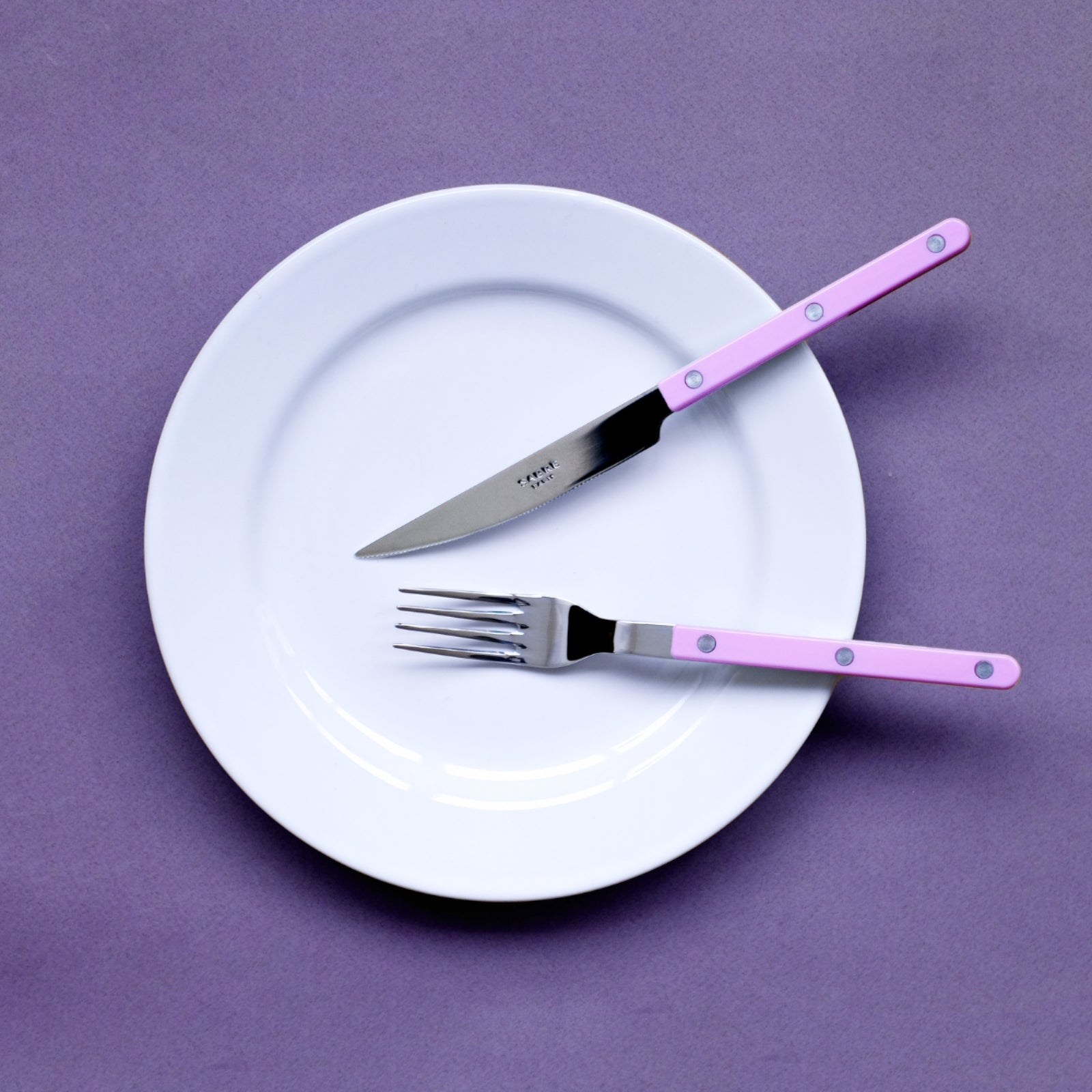 Bistrot Solid, Pink - Dinner fork