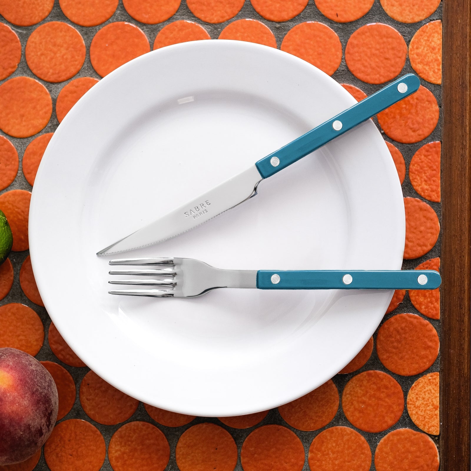Bistrot Solid, Aquamarine - Dinner fork