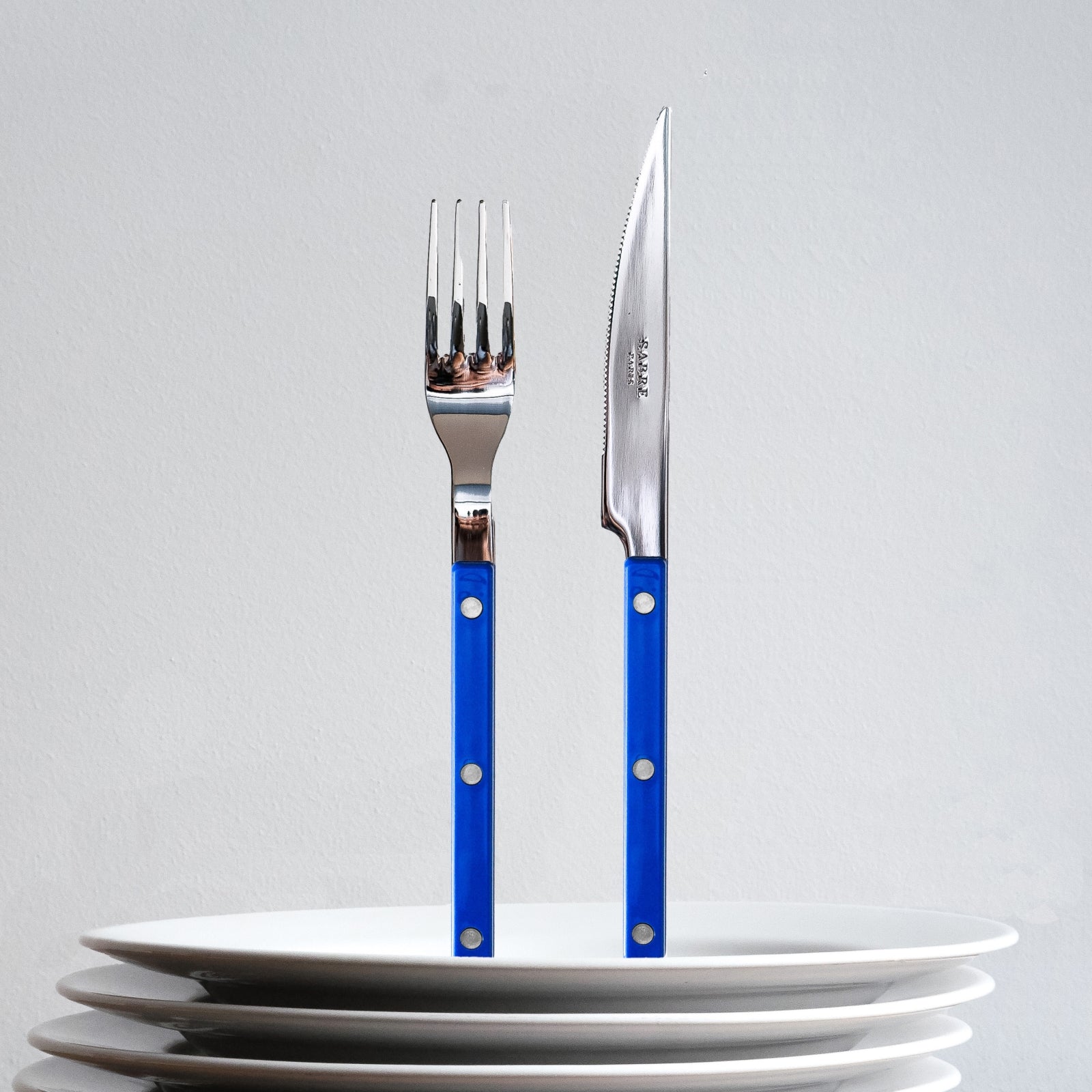 Bistrot Solid, Lapis blue - 5 pieces cutlery set