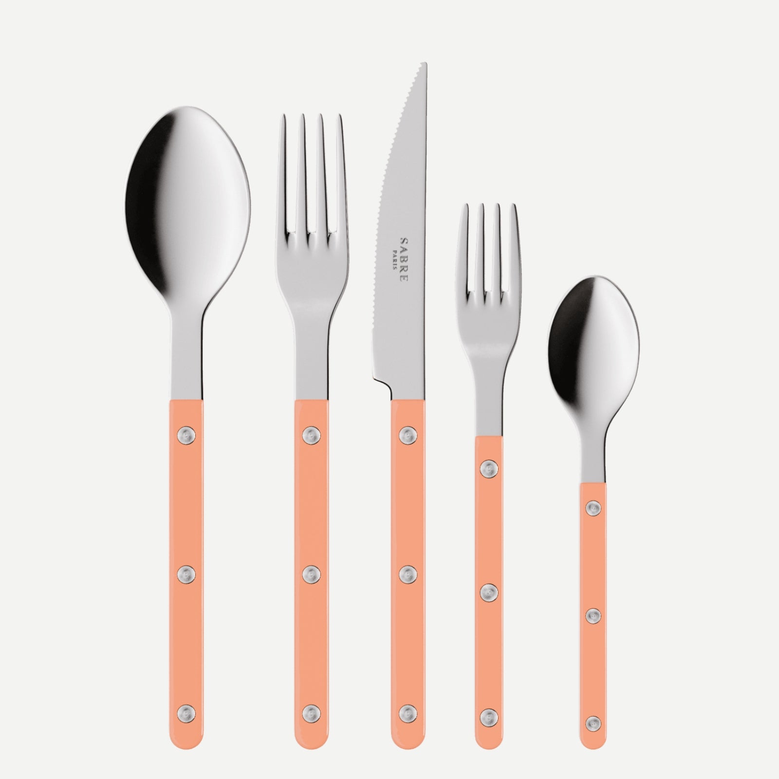 Bistrot Solid, Nude Pink - 5 pieces cutlery set