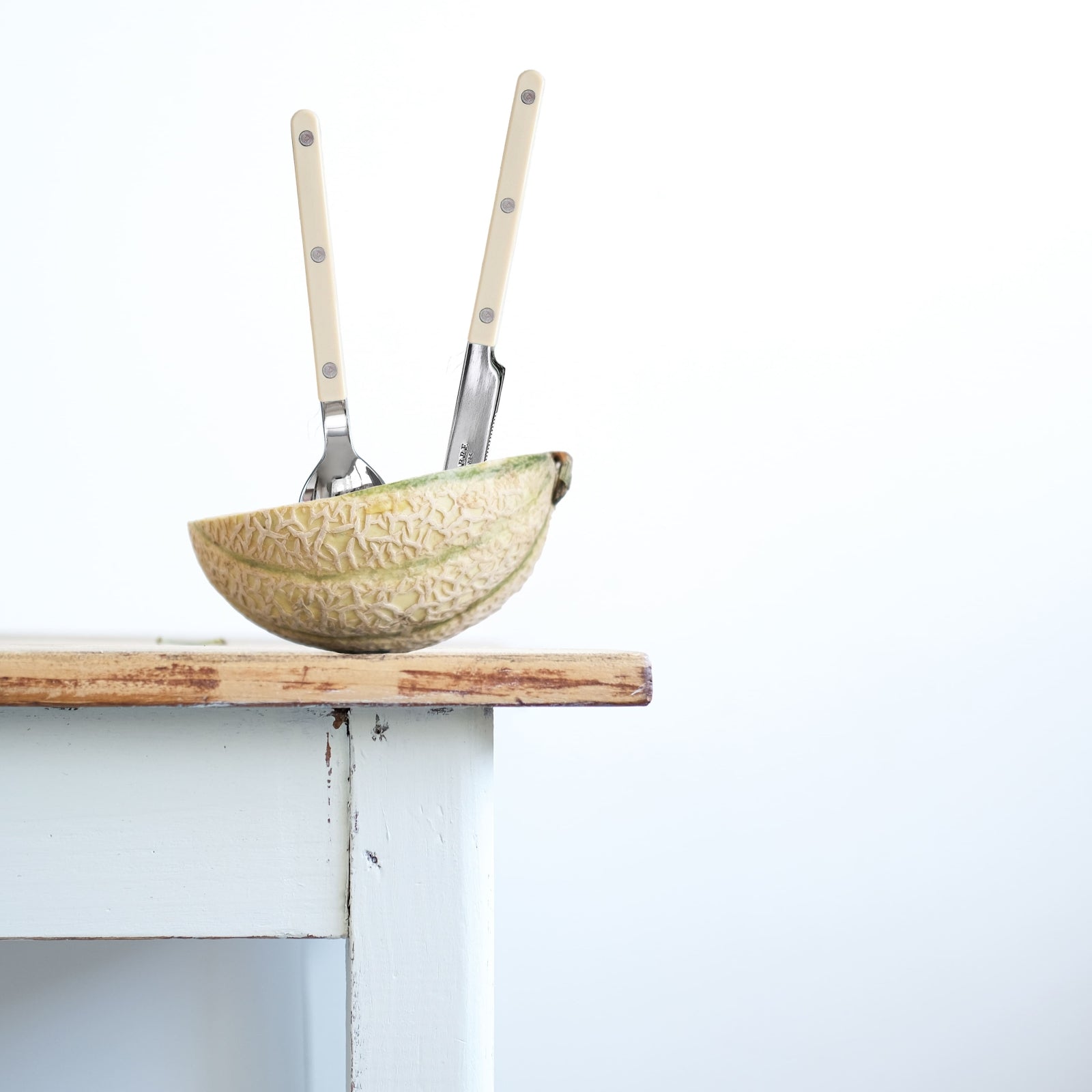 Bistrot Solid, Ivory - Dessert spoon